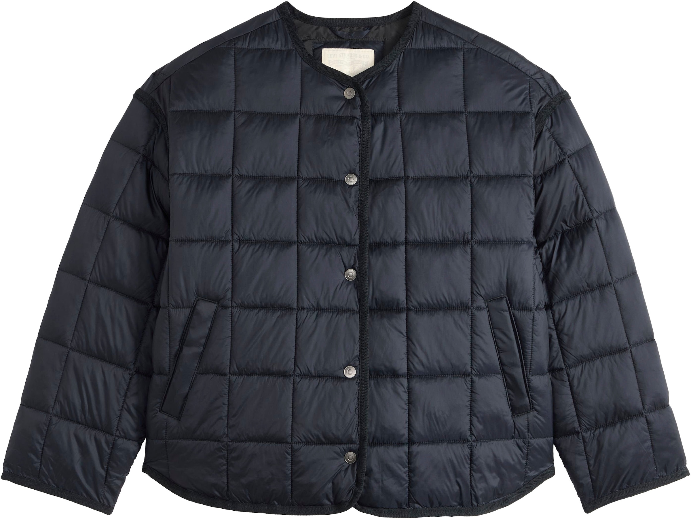 Levi's® Steppjacke Paspelierung an Abschlüssen und Ärmeleinsatz