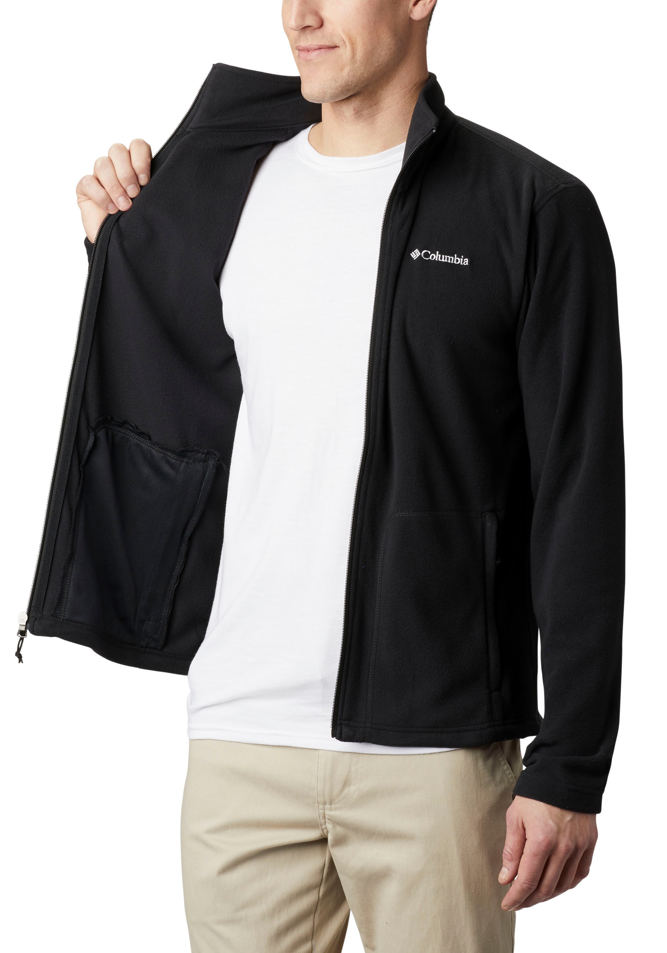 Columbia Fleecejacke »Fast Trek™ Light FZ Fleece«, (1 St.), mit kontrastfarbenen Details