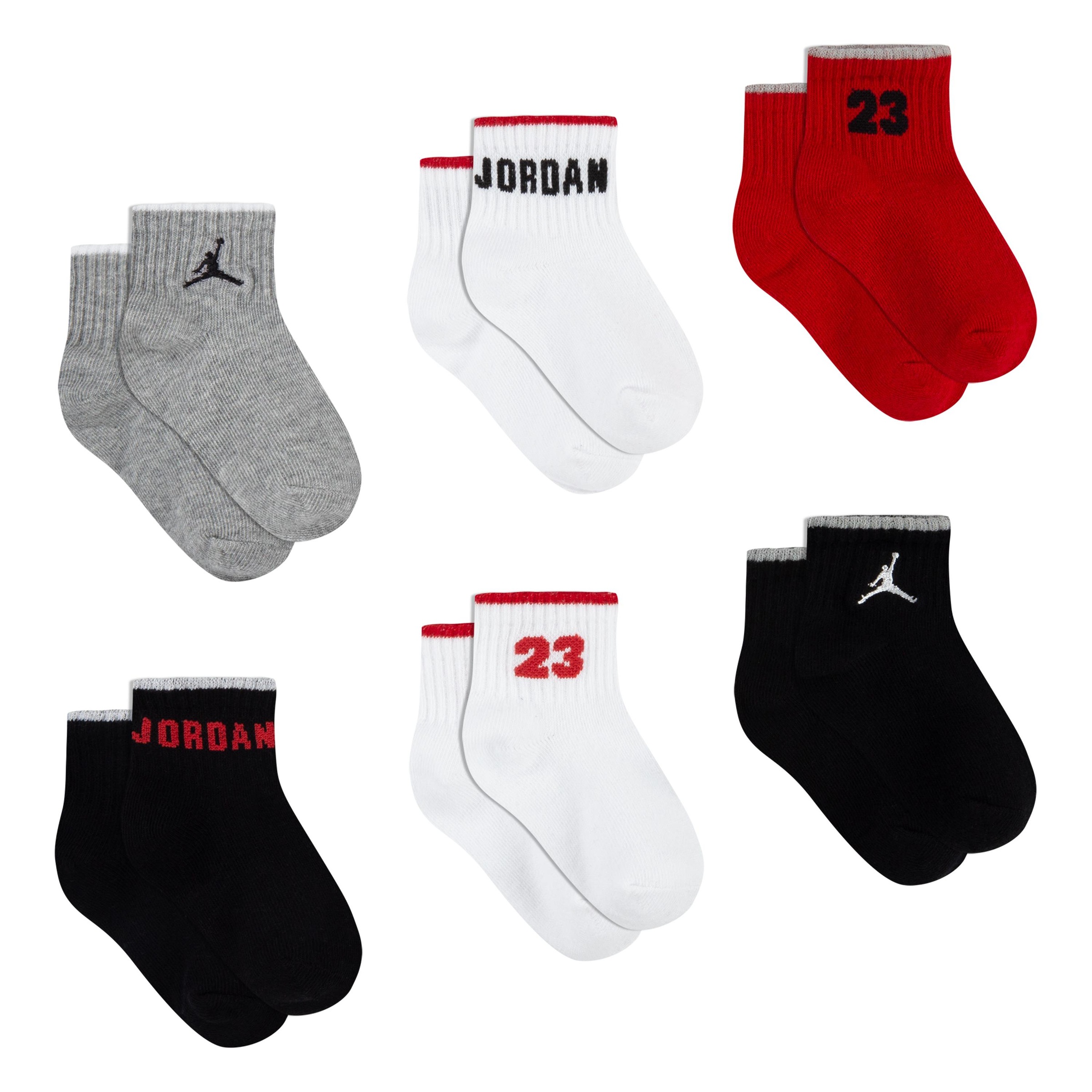 Jordan Sportsocken »JHN JORDAN LEGACY für Kinder« 6 Paar tlg. für Kids von 2 bis 4 Jahren, im 6er-Pack