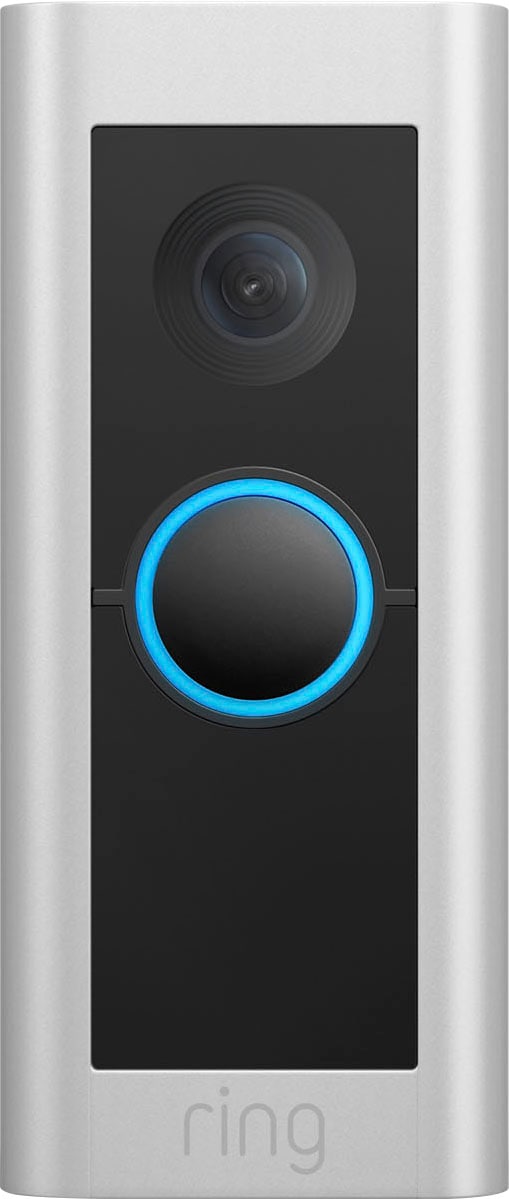 Ring Smart Home Türklingel »Video Doorbell Pro 2 mit Netzteil« Innenbereich;Außenbereich in silberfarben
