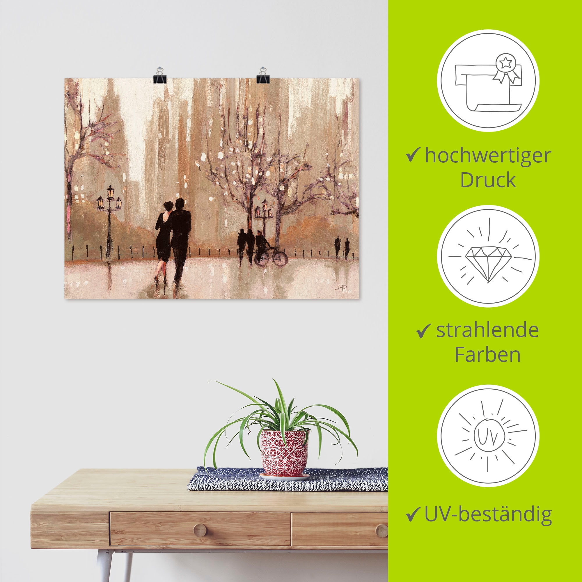 Artland Wandbild »Ein Abend in der Natur« Paar 1 Stk. tlg. als Leinwandbild, Poster in verschied. Größen