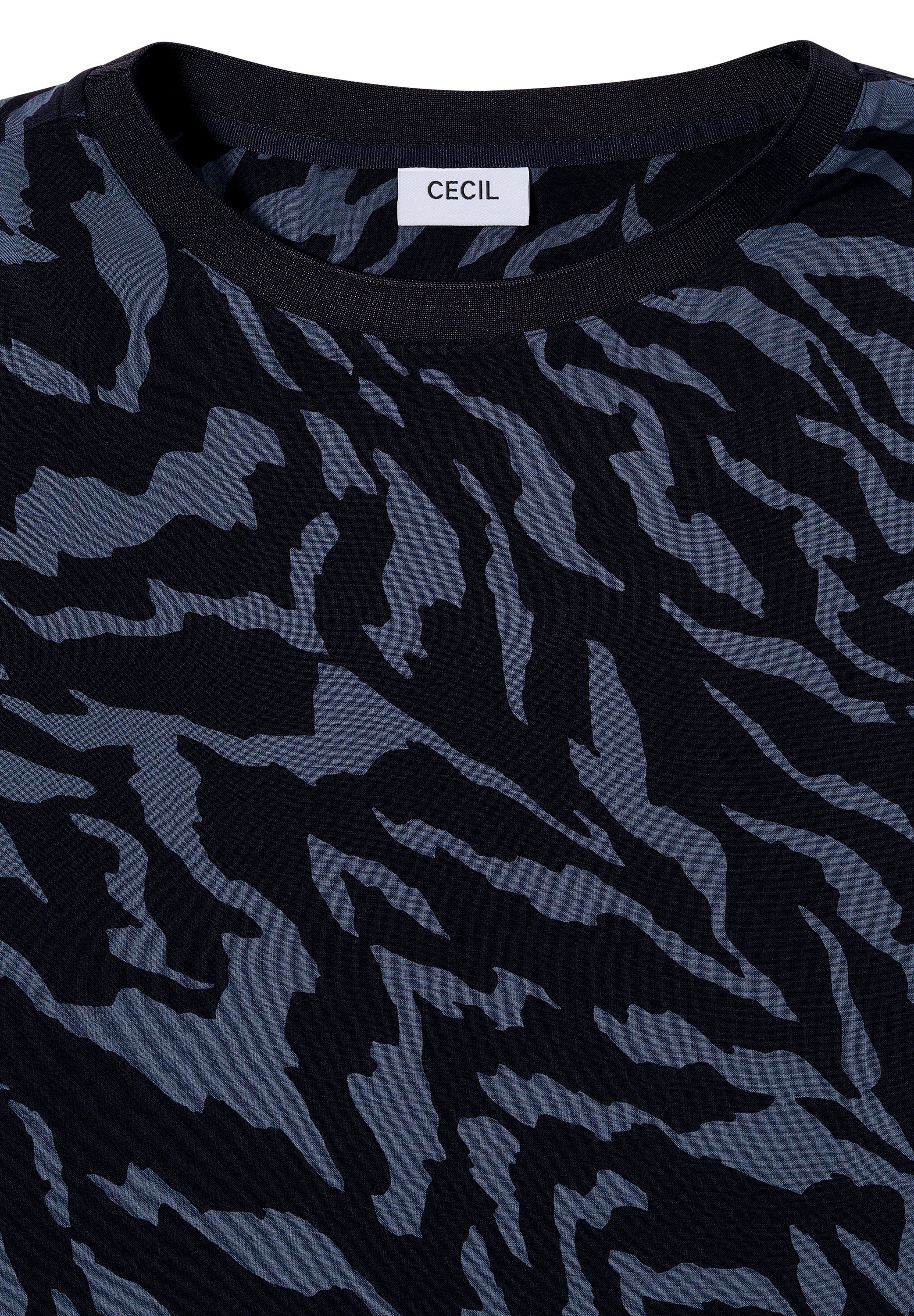 Cecil Langarmbluse, mit All-Over Print