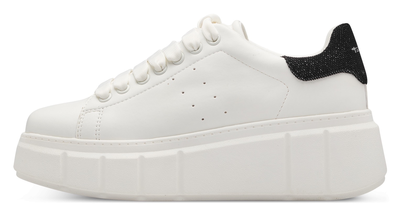 Tamaris Keilsneaker, Freizeitschuh, Halbschuh, Schnürschuh mit gepolstertem Schaftrand
