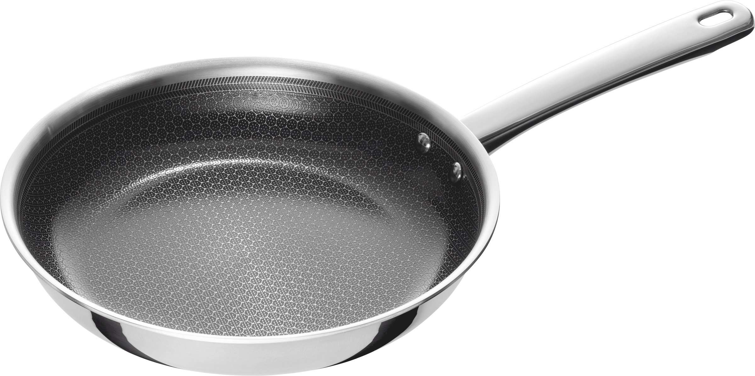 HENCKELS by ZWILLING Bratpfanne »Valley« Edelstahl 1 tlg. Keramikbeschichtung, Soft-Touch-Griffe, fettarmes Braten, Edelstahl