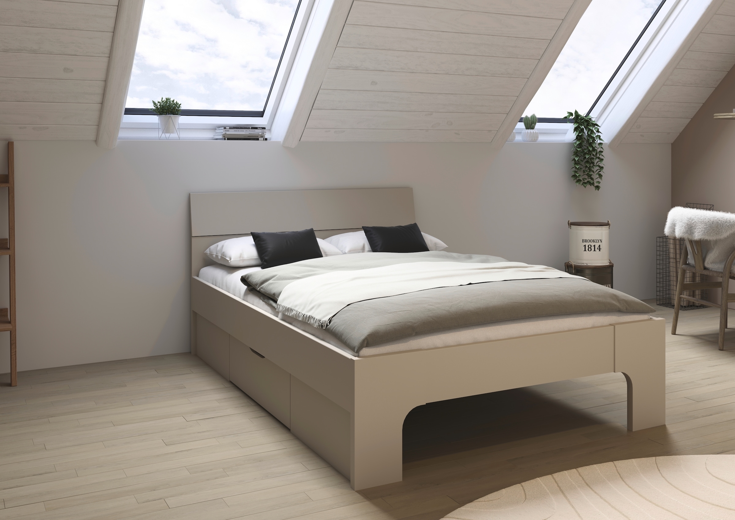 rauch Bett »Marlene«, (Breite 90x200 cm oder 140x200 cm), in 2 Breiten mit geräumigem Schubkasten MADE IN GERMANY
