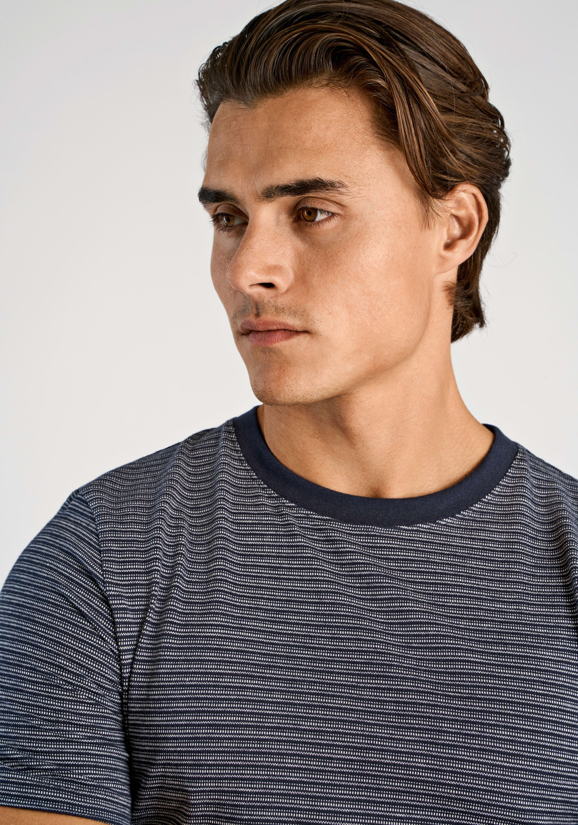 LINDBERGH Rundhalsshirt mit feiner Struktur