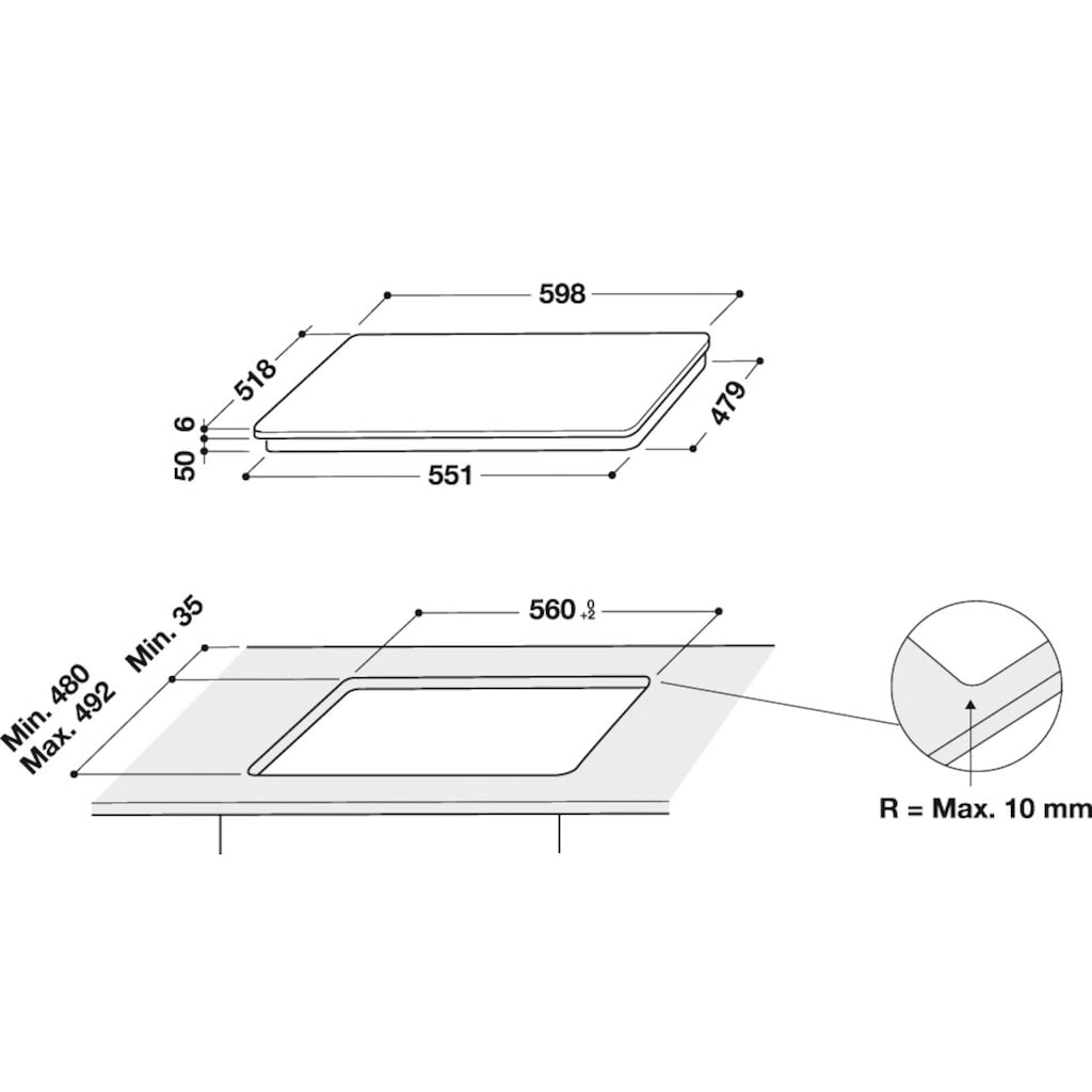 Privileg Backofen-Set »BAKO Turn&Cook 301«, PBWR6 OH5V IN, Hydrolyse