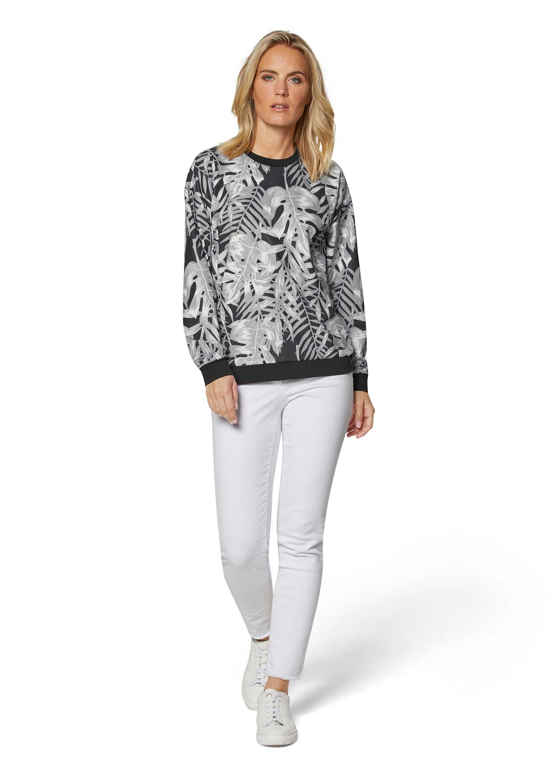 MADELEINE Sweatshirt »Sweatshirt Sweatshirt mit Blätterprint«

