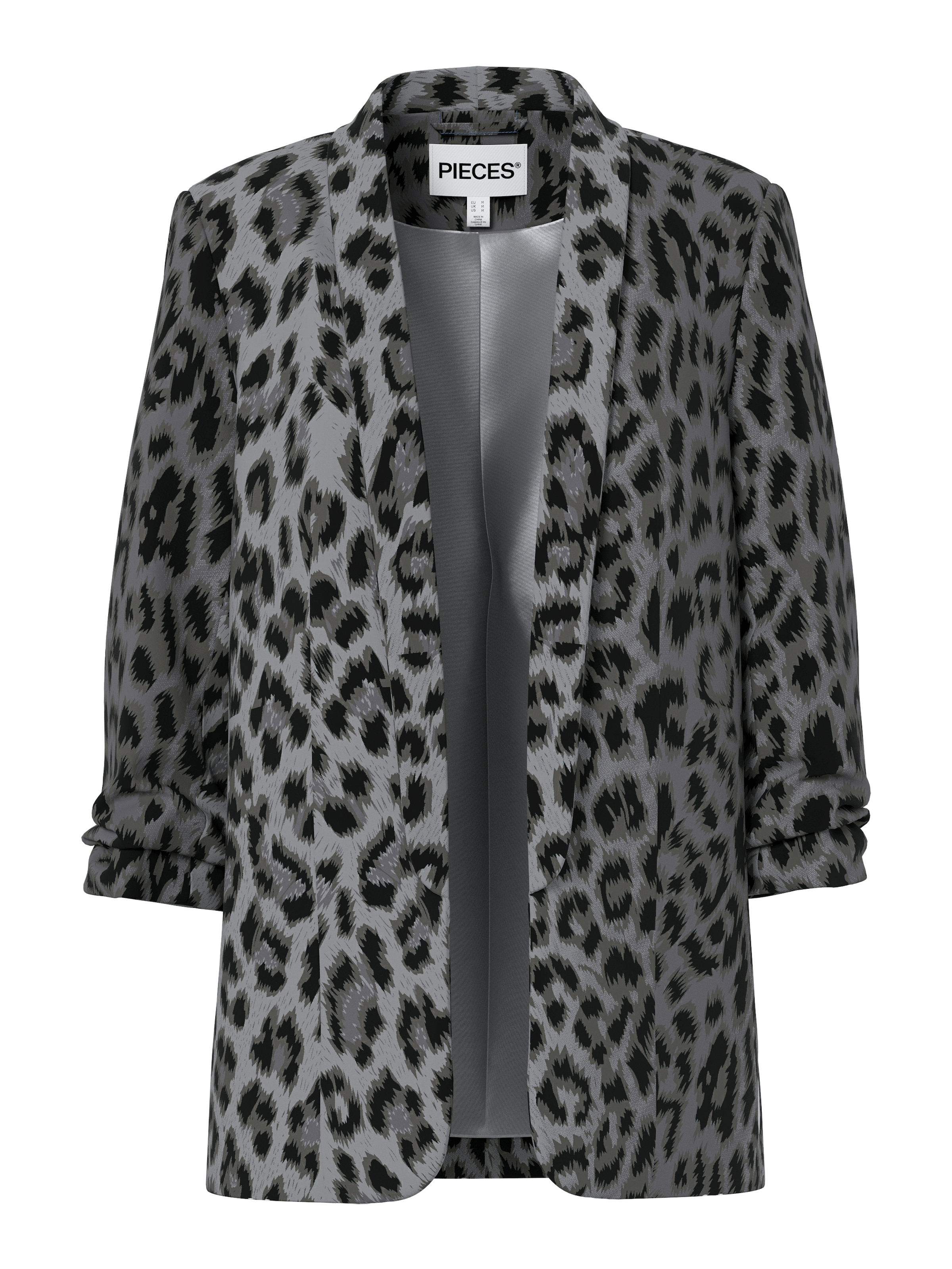 pieces Blusenblazer »PCBOSELLA 3/4 PRINTED BLAZER NOOS«, mit 3/4 Ärmel