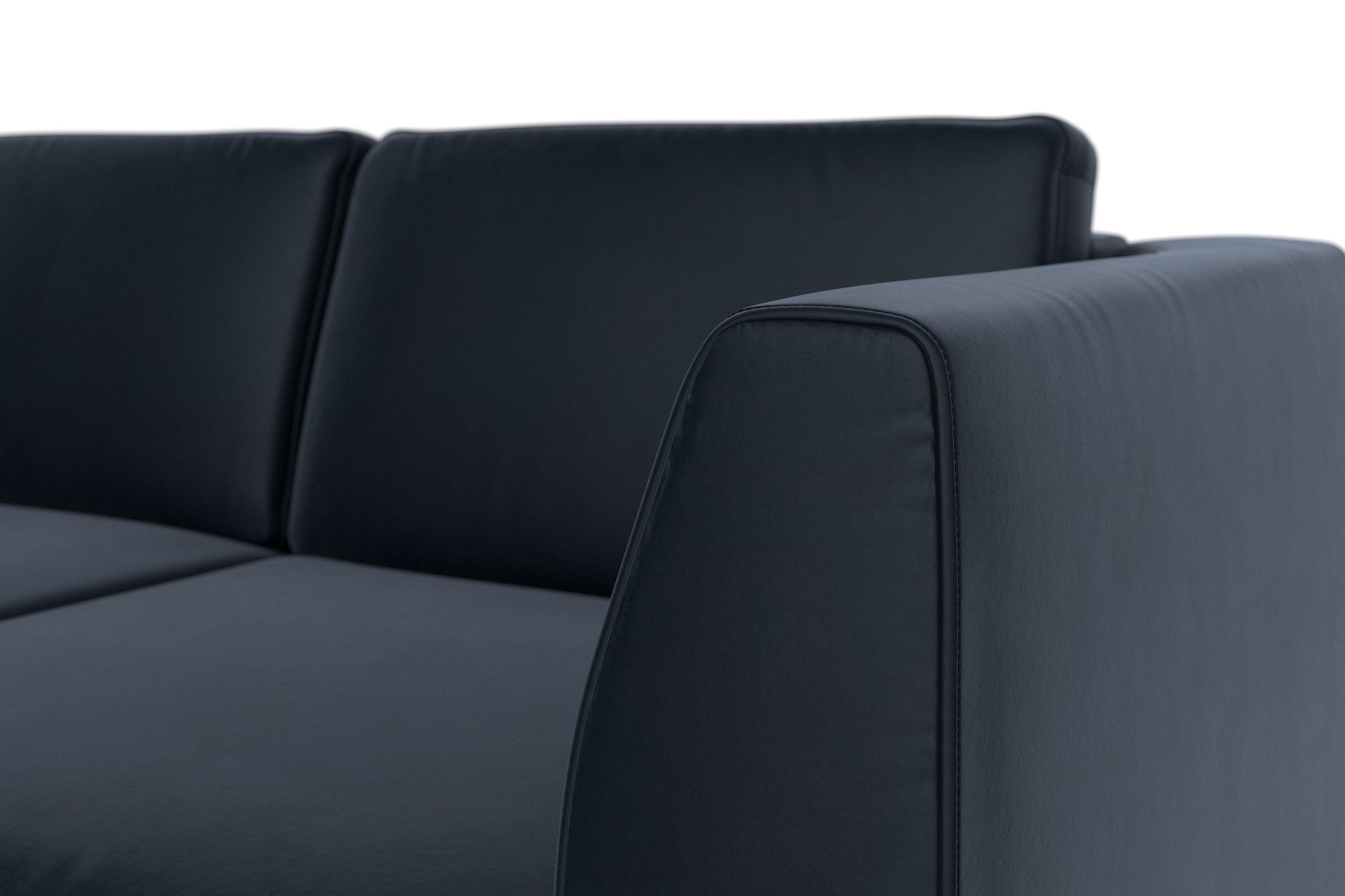 sit&more Ecksofa »Olsen L-Form«, inklusive Sitztiefenverstellung, wahlweise mit Bettfunktion, 15cm hoch