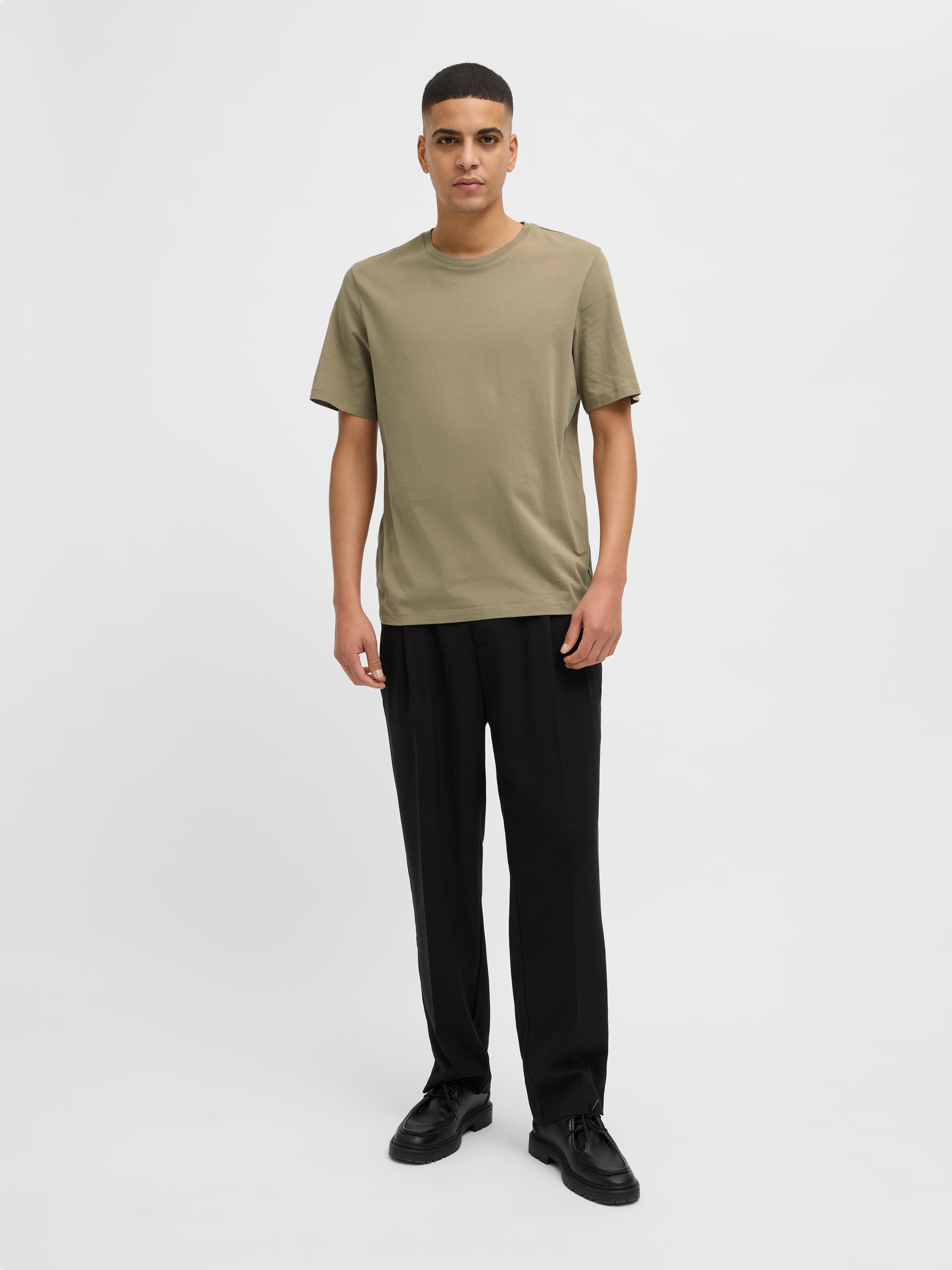 Jack & Jones Rundhalsshirt »JJEORGANIC BASIC TEE SS O-NECK NOOS«, mit Rundhalsausschnitt