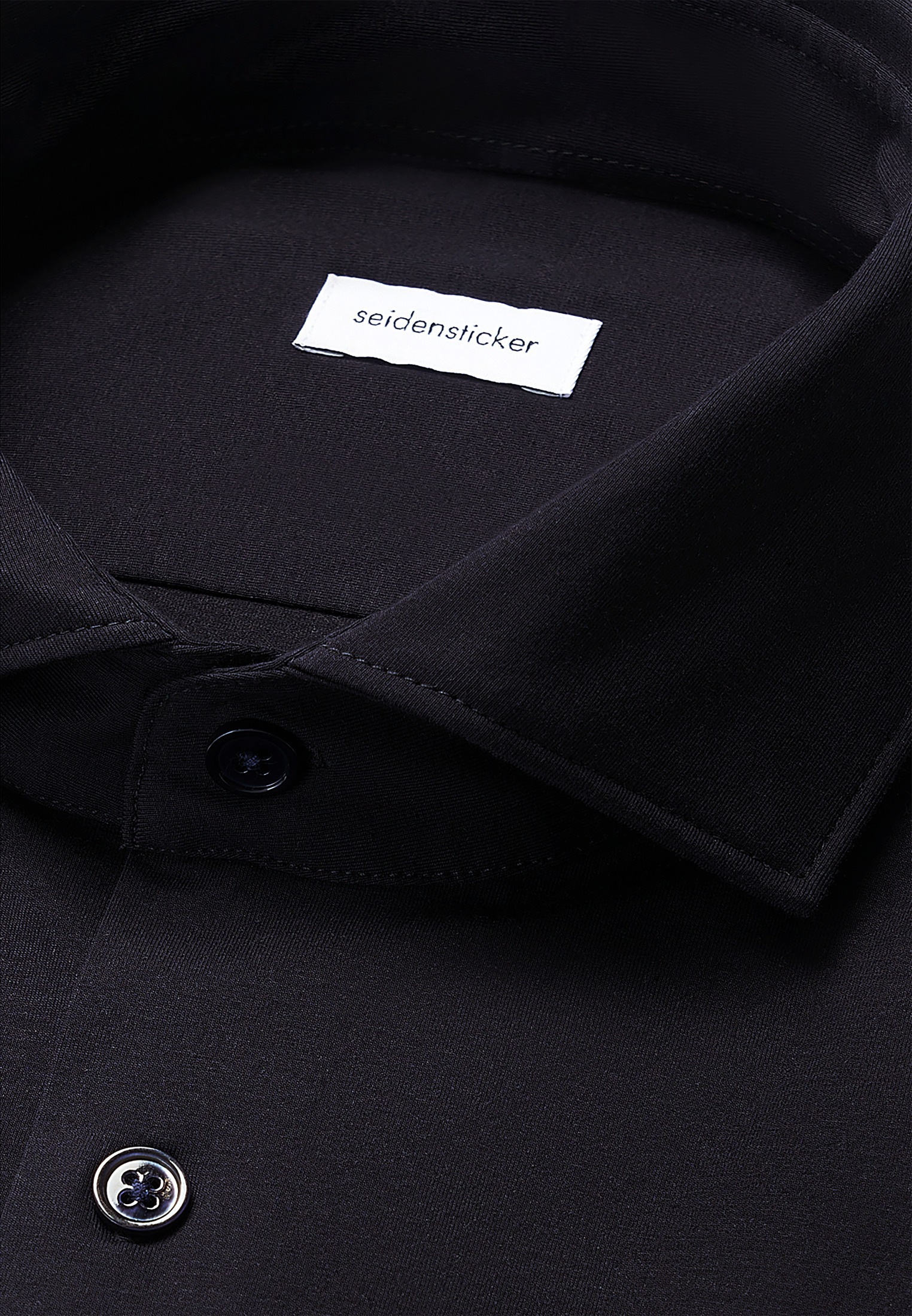 seidensticker Businesshemd »Schwarze Rose« Slim 1/1 Kentkragen Uni