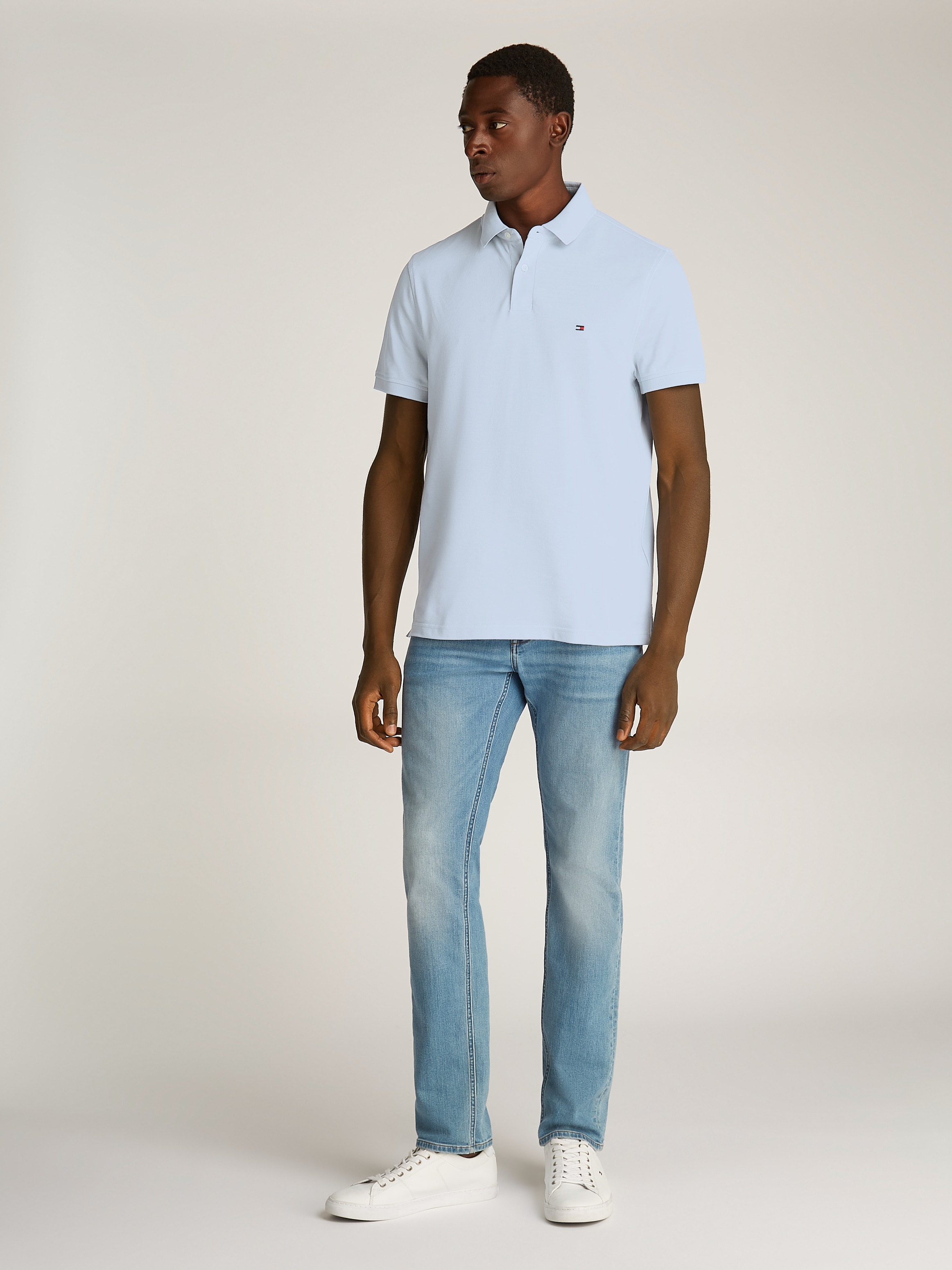 Tommy Hilfiger Poloshirt »1985 REGULAR POLO«, mit Tommy Hilfiger Kontraststreifen innen am Kragen