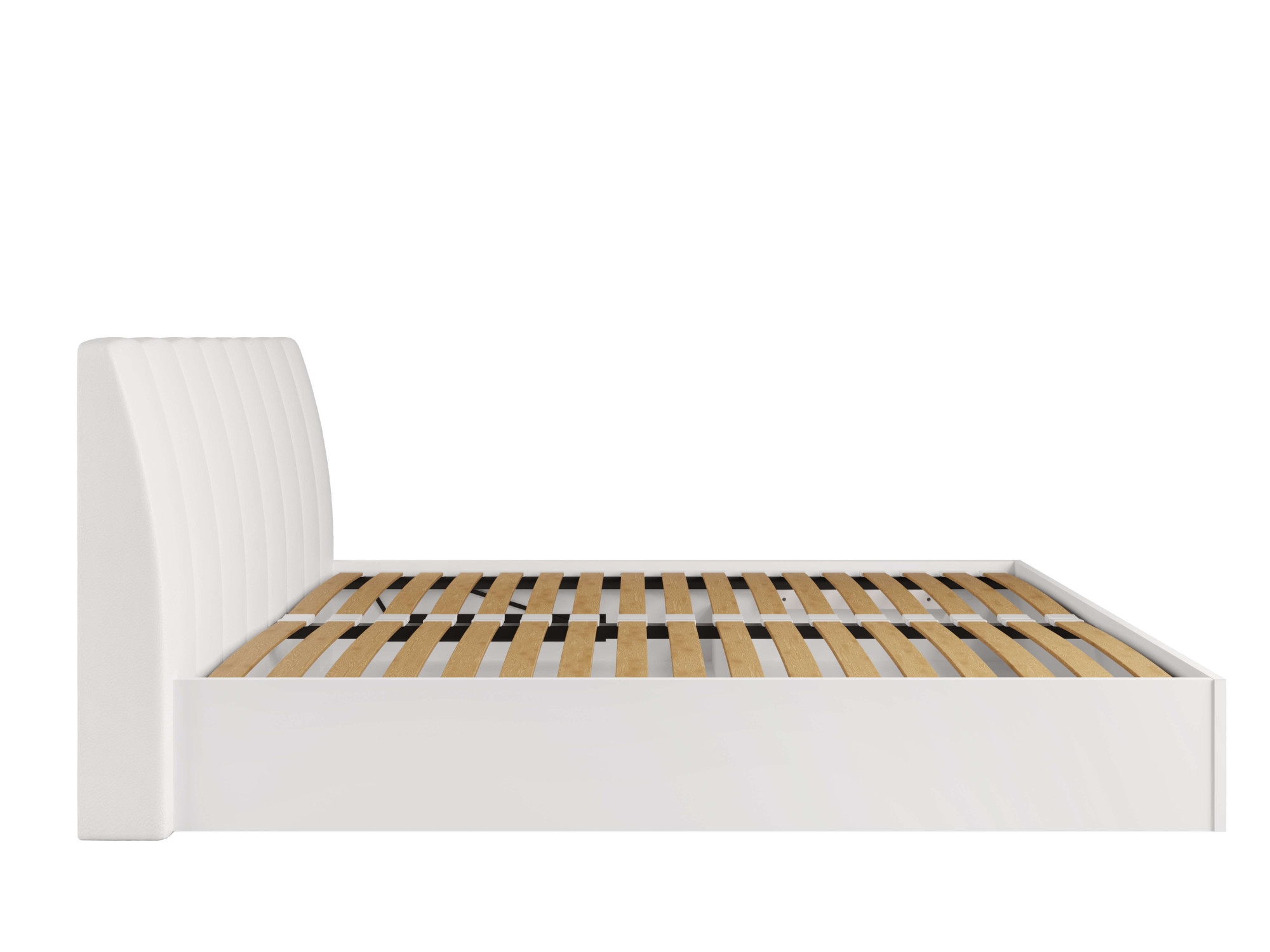 INOSIGN Bett »Bett Malissa mit gepolstertem Kopfteil ohne Stauraum«, Bettgestell, Schlaffläche 180x200 cm, BxTxH 186,6 x 206,4 x 100 cm