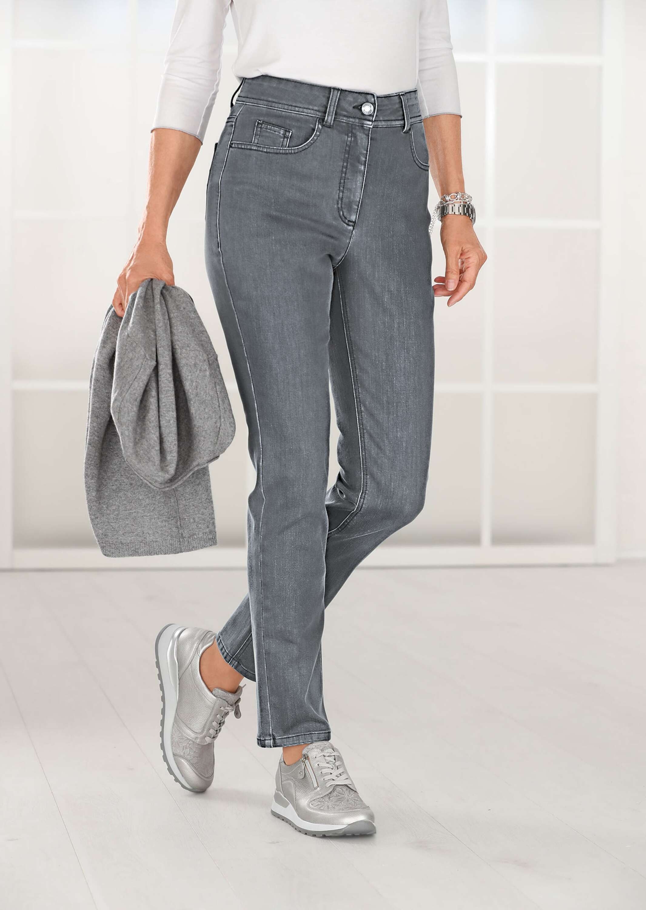 GOLDNER Regular-fit-Jeans »Superbequeme Hose mit Bauchweg-Effekt«