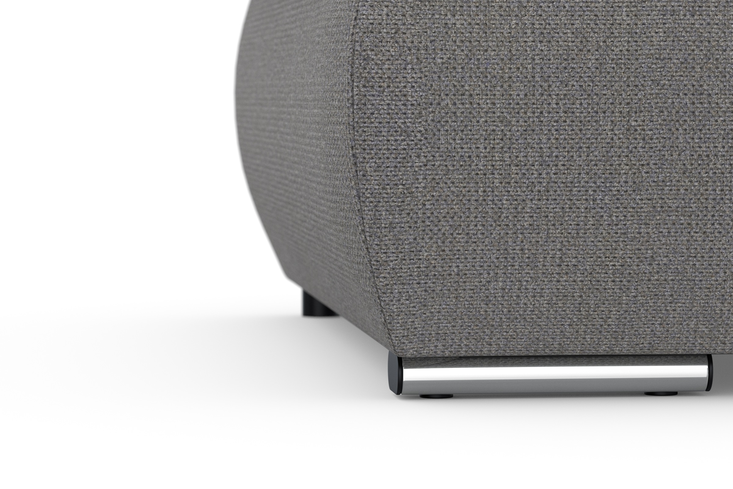 DOMO collection Ecksofa »Moric, L-Form, XXL-Sofa - Breite 300cm«, wahlweise mit Bettfunktion und Armteilverstellung, dunkelgrau