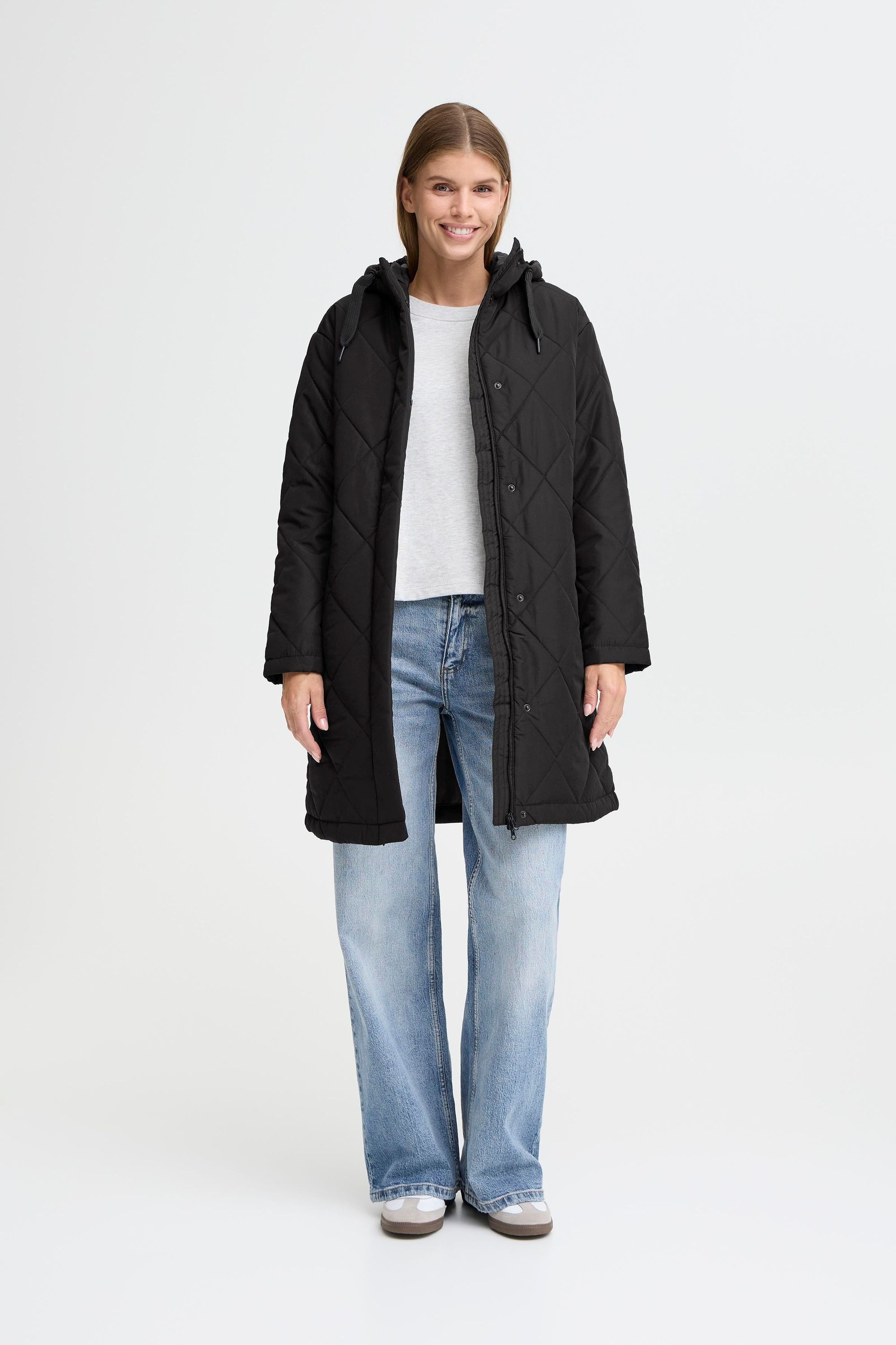 OXMO Steppjacke »Steppjacke OXBMMBELIS LONG JACKET«