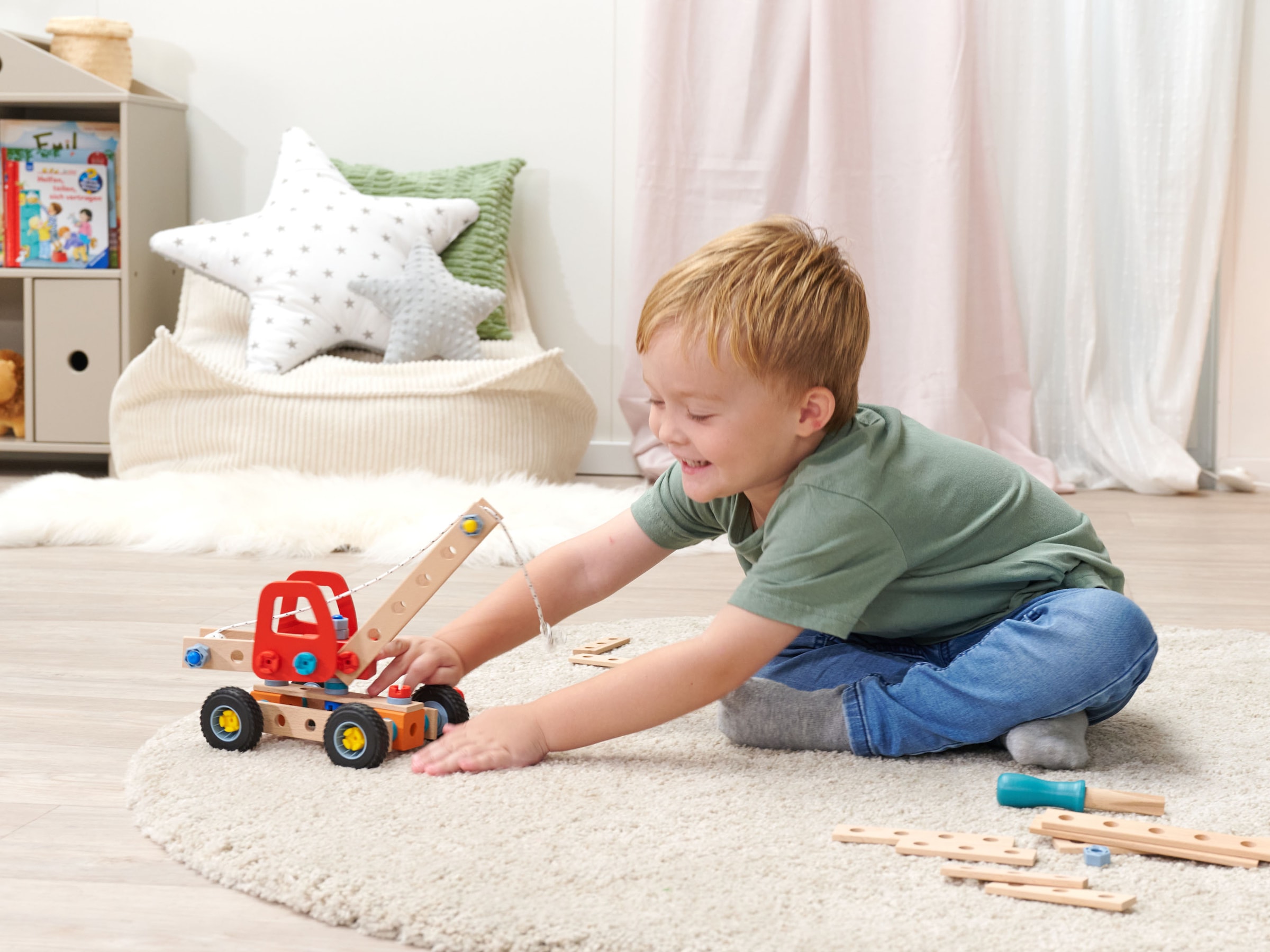 Eichhorn Konstruktionsspielsteine »Constructor Kranwagen«