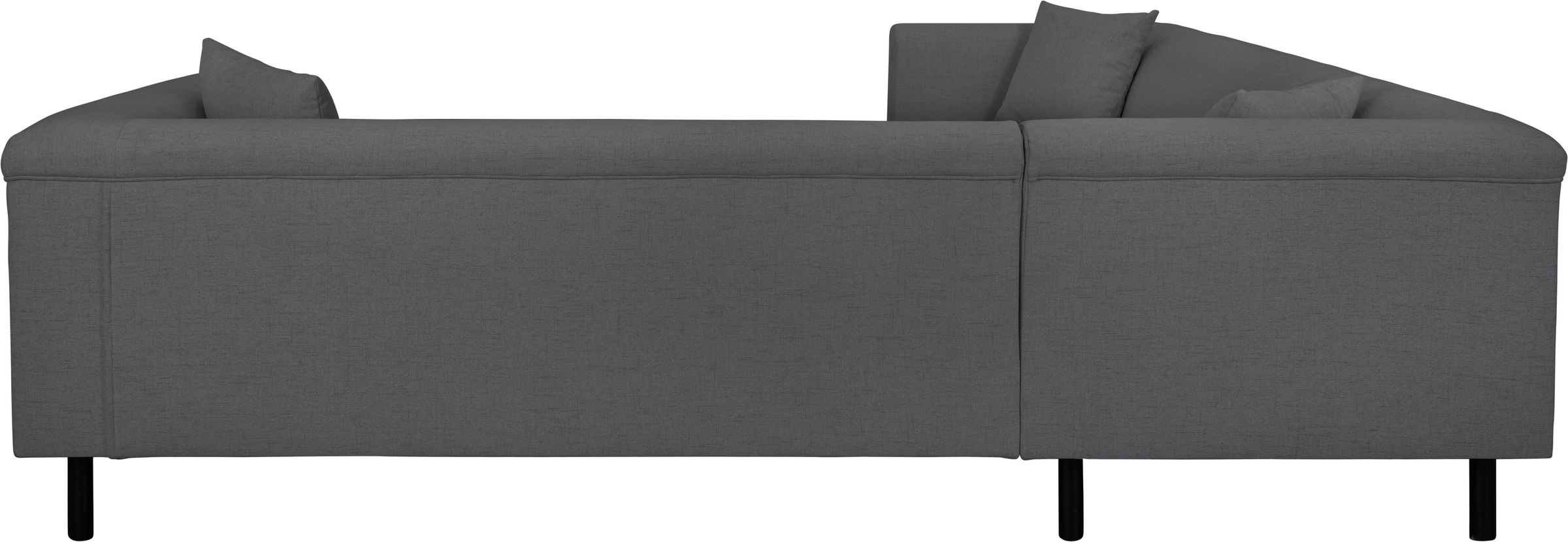 INOSIGN Ecksofa »AGNIA L-Form  B/T/H: 244/244/71 cm«, incl. Zierkissen, gleichschenklig, auch in Cord
