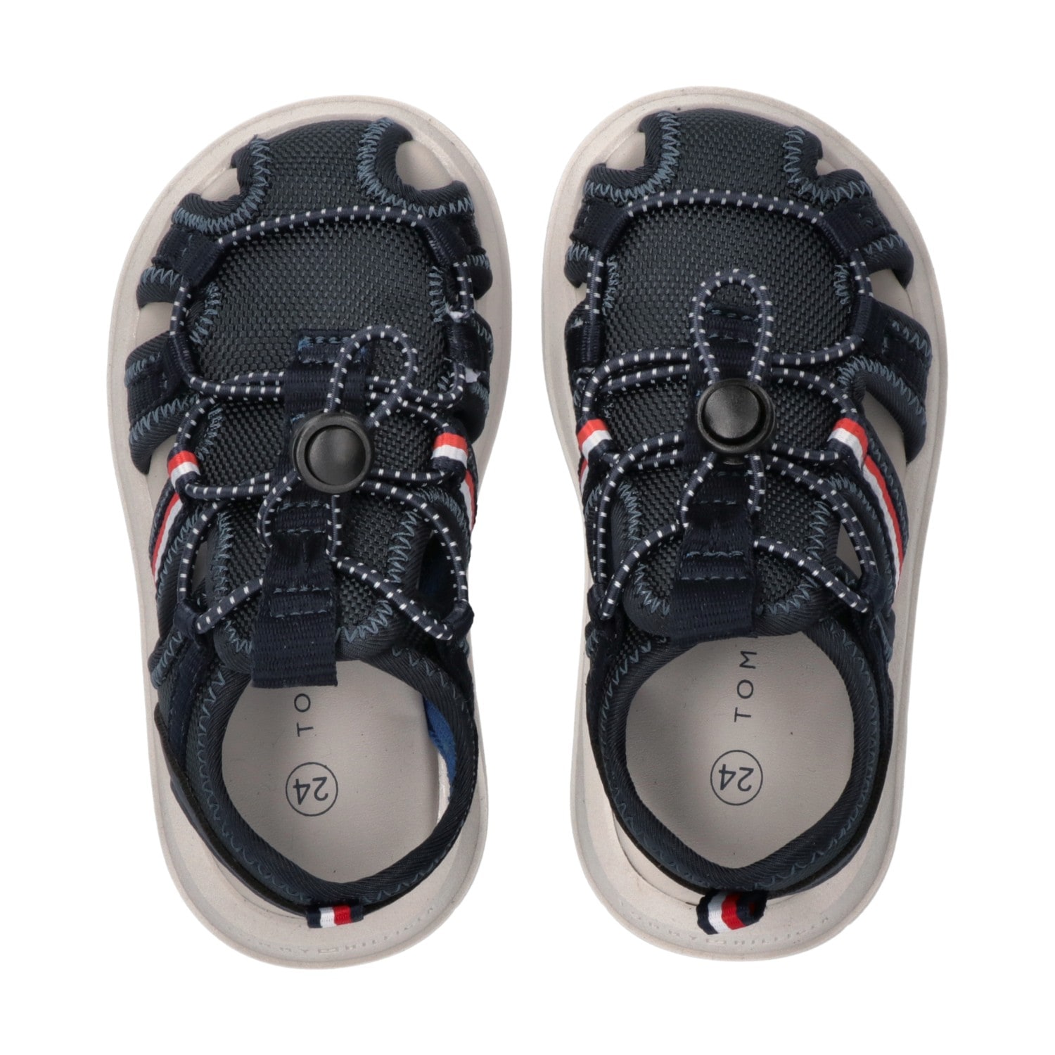 Tommy Hilfiger Sandale  Trekking Schuh, Sommerschuh mit praktischem Schnellverschluss