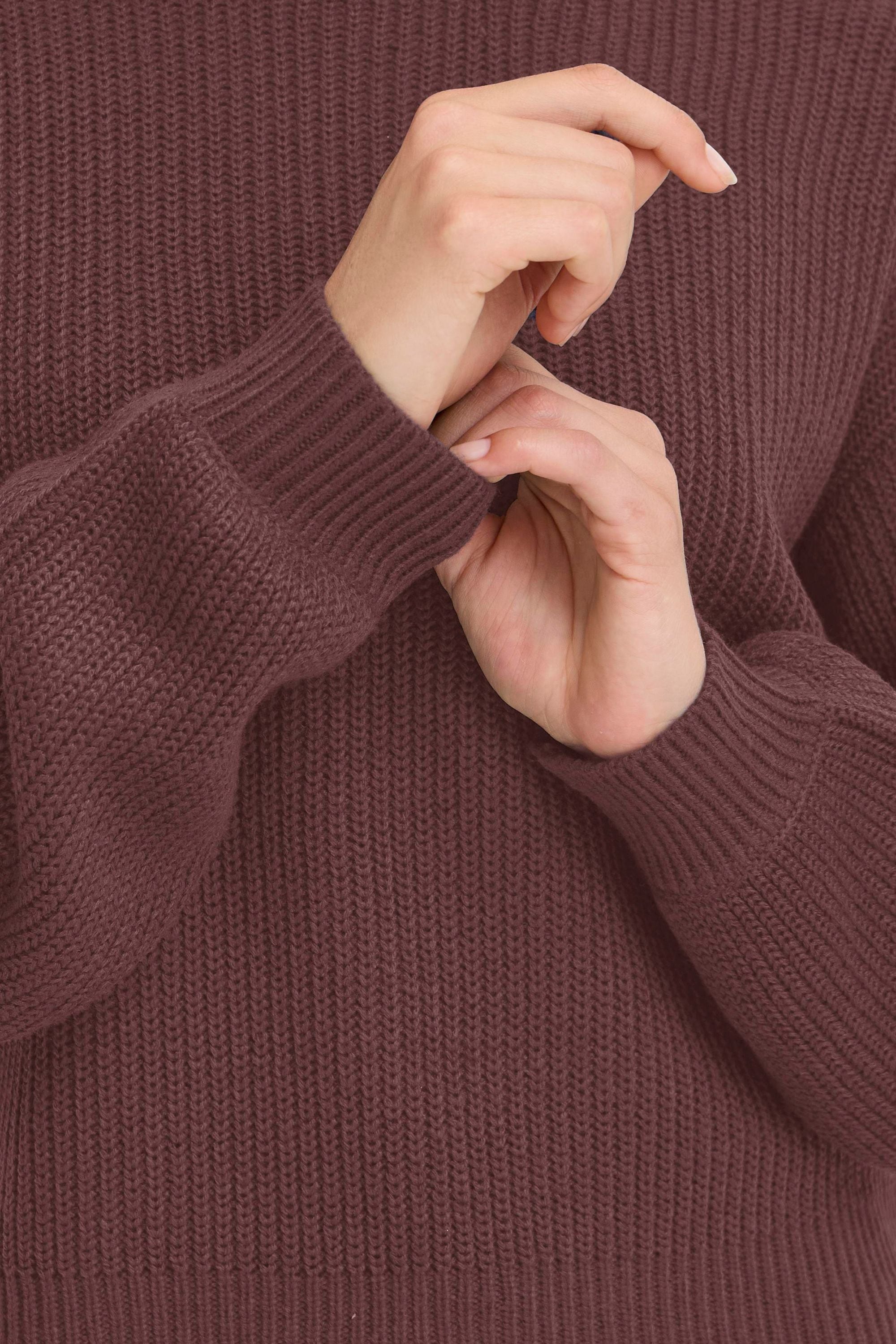OXMO Strickfleece-Pullover »Strickpullover OXKimni«