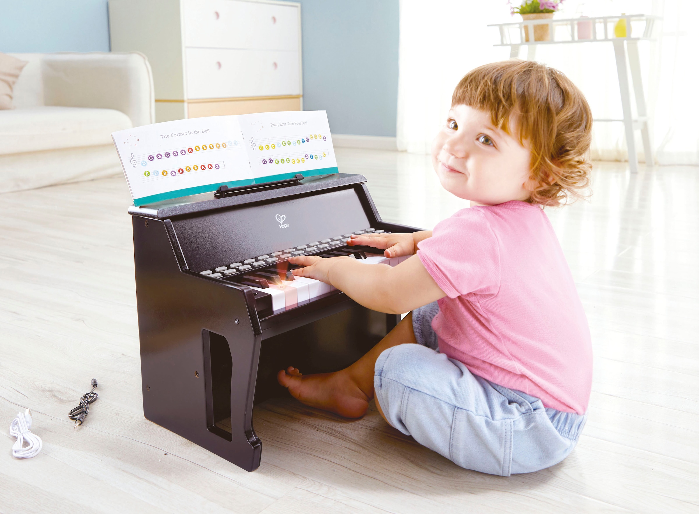 Hape Spielzeug-Musikinstrument »Leuchttasten-Piano«