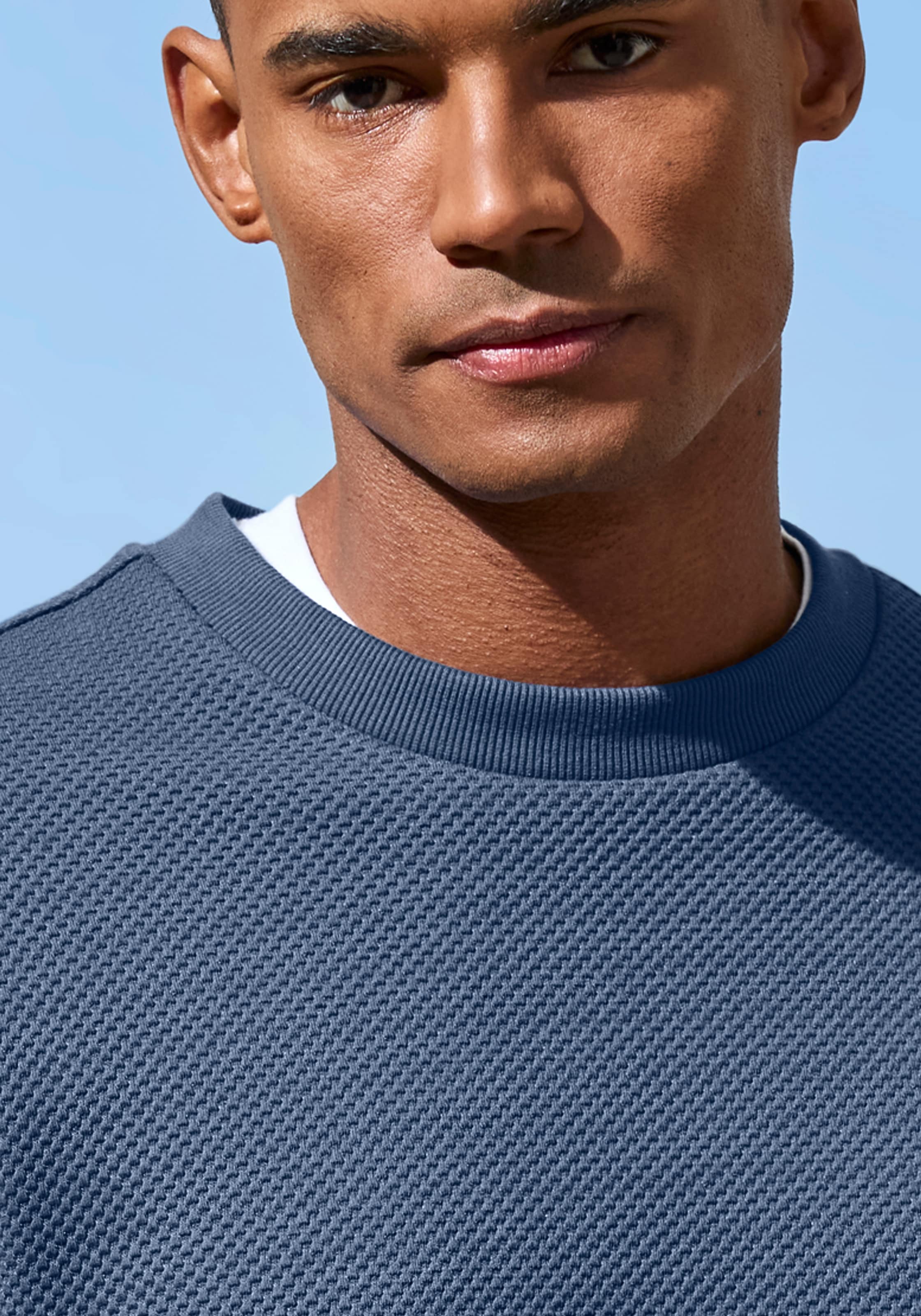 John Devin Sweatshirt , Pullover aus Struktur-Qualität
