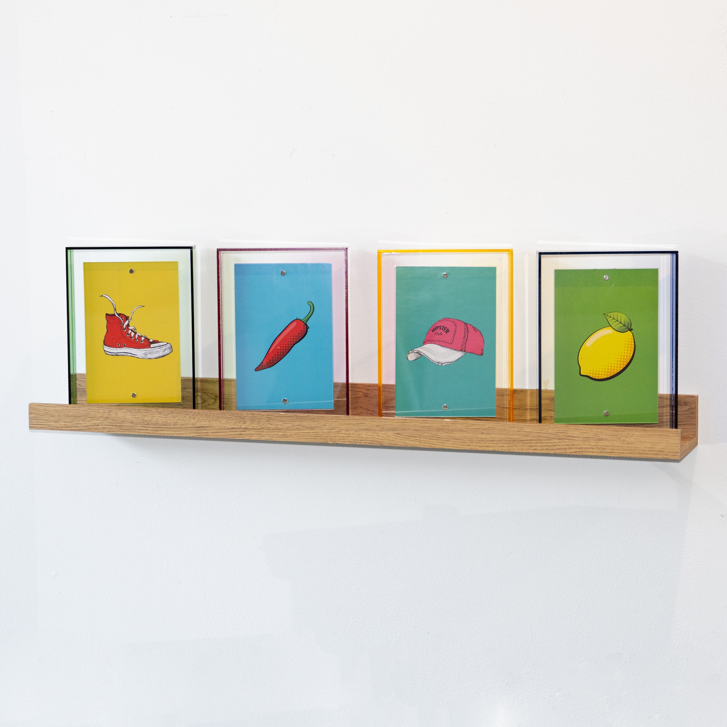 queence Wandregal »Bilderleiste«, (1 St.), Galerieboard Posterleiste für Bilder und Fotos