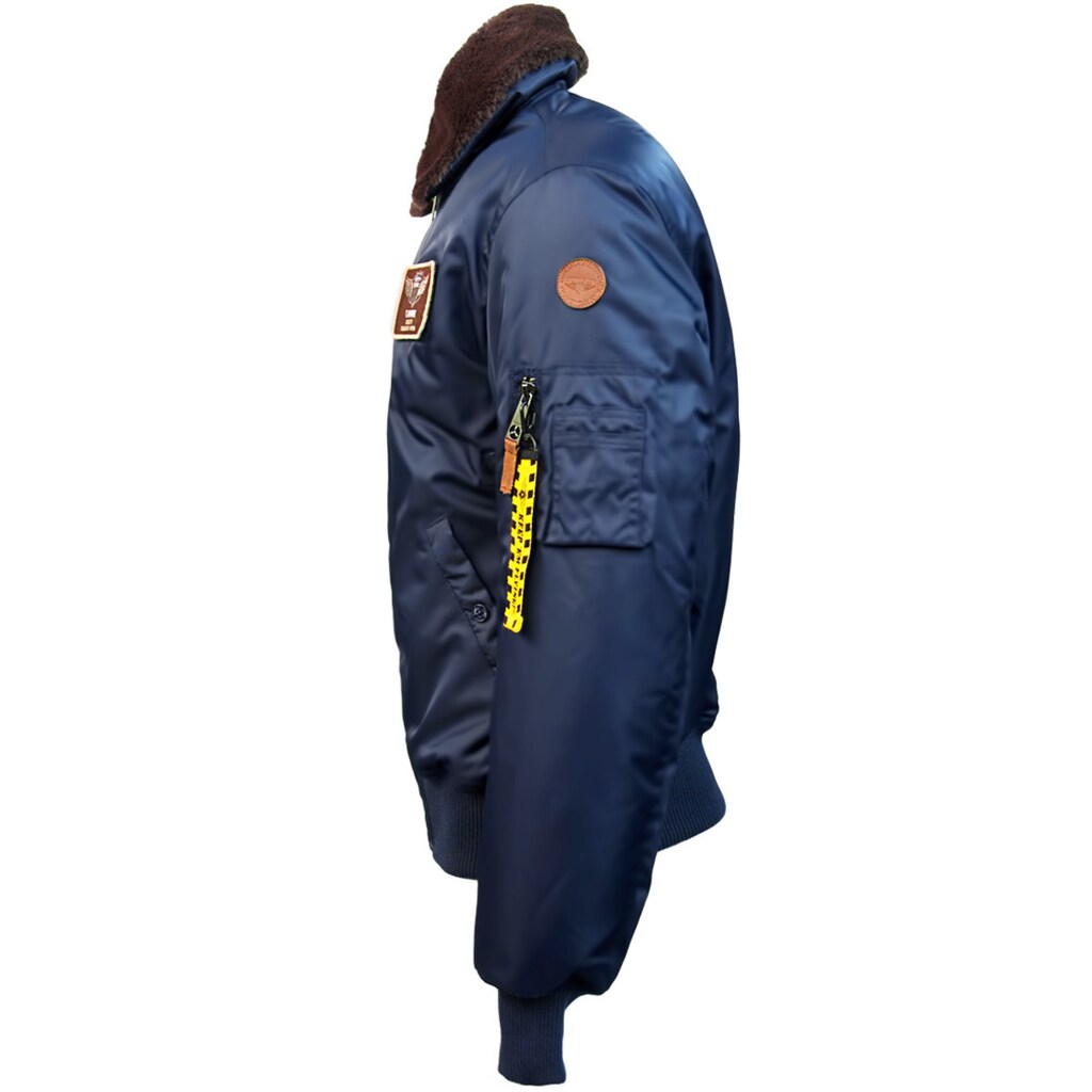 TOP GUN Bomberjacke »Fliegerjacke mit Fake Fur Kragen TG2019-1050 TG1732«