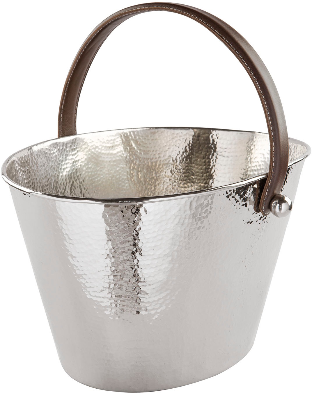 Fink Weinkühler »CALISTO, mit feiner Hammerschlagstruktur« aus Edelstahl, Höhe 24 cm x Breite 36 cm in silberfarben