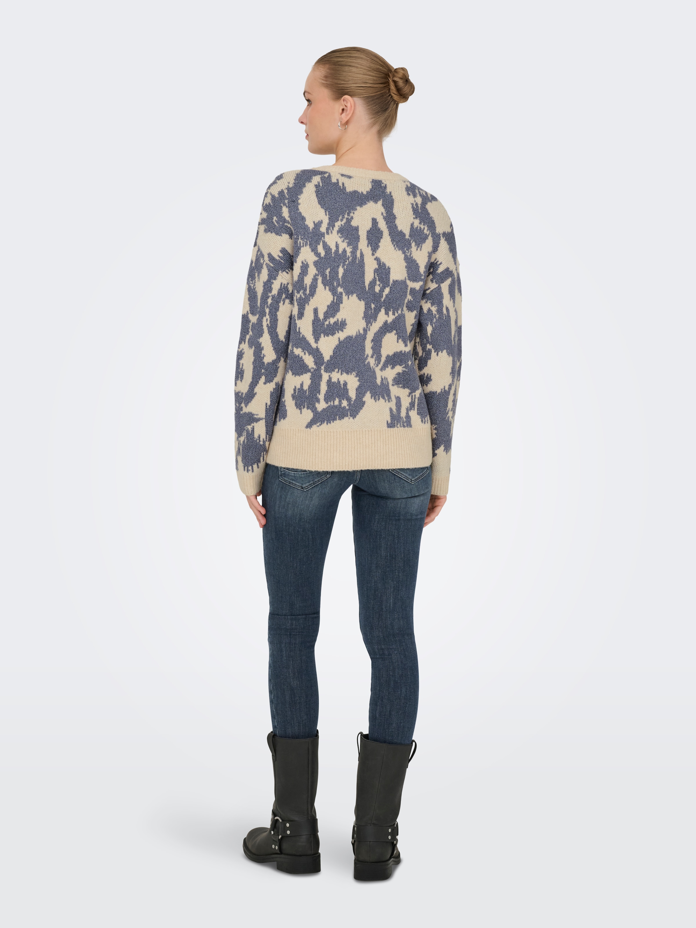 ONLY Strickpullover »ONLGIGI LS GLITTER O-NECK KNT«