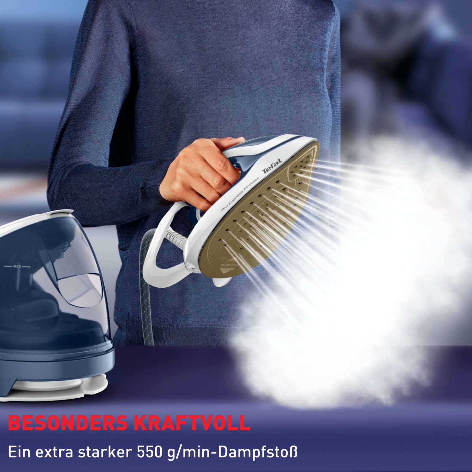 Tefal Dampfbügelstation »Tefal GV9225 Pro Express Protect« 1.800 ml Wassertank