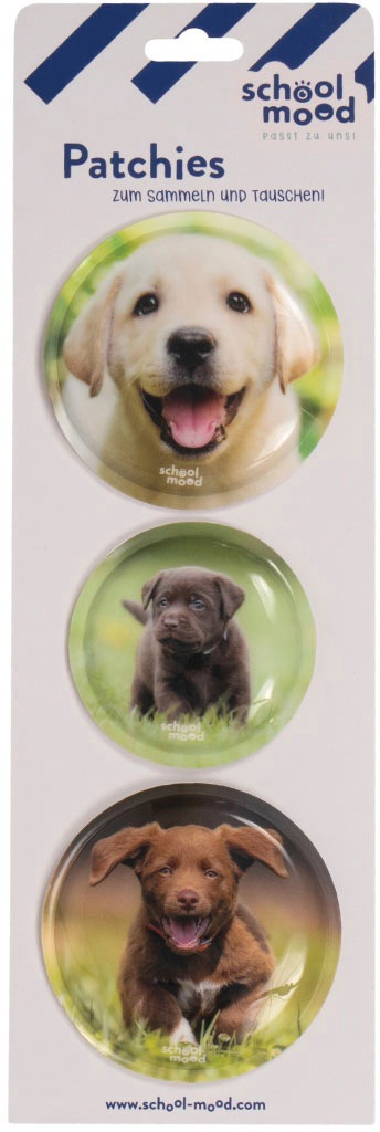 SCHOOL-MOOD® Schulranzen »Rebel Air+, Leni (Hund)«, retroreflektierende Flächen, aus recyceltem Material