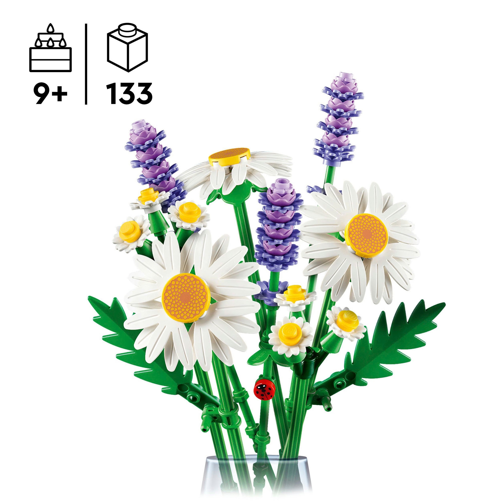 LEGO® Konstruktionsspielsteine »Gänseblümchen (11508), LEGO Botanicals« Made in Europe