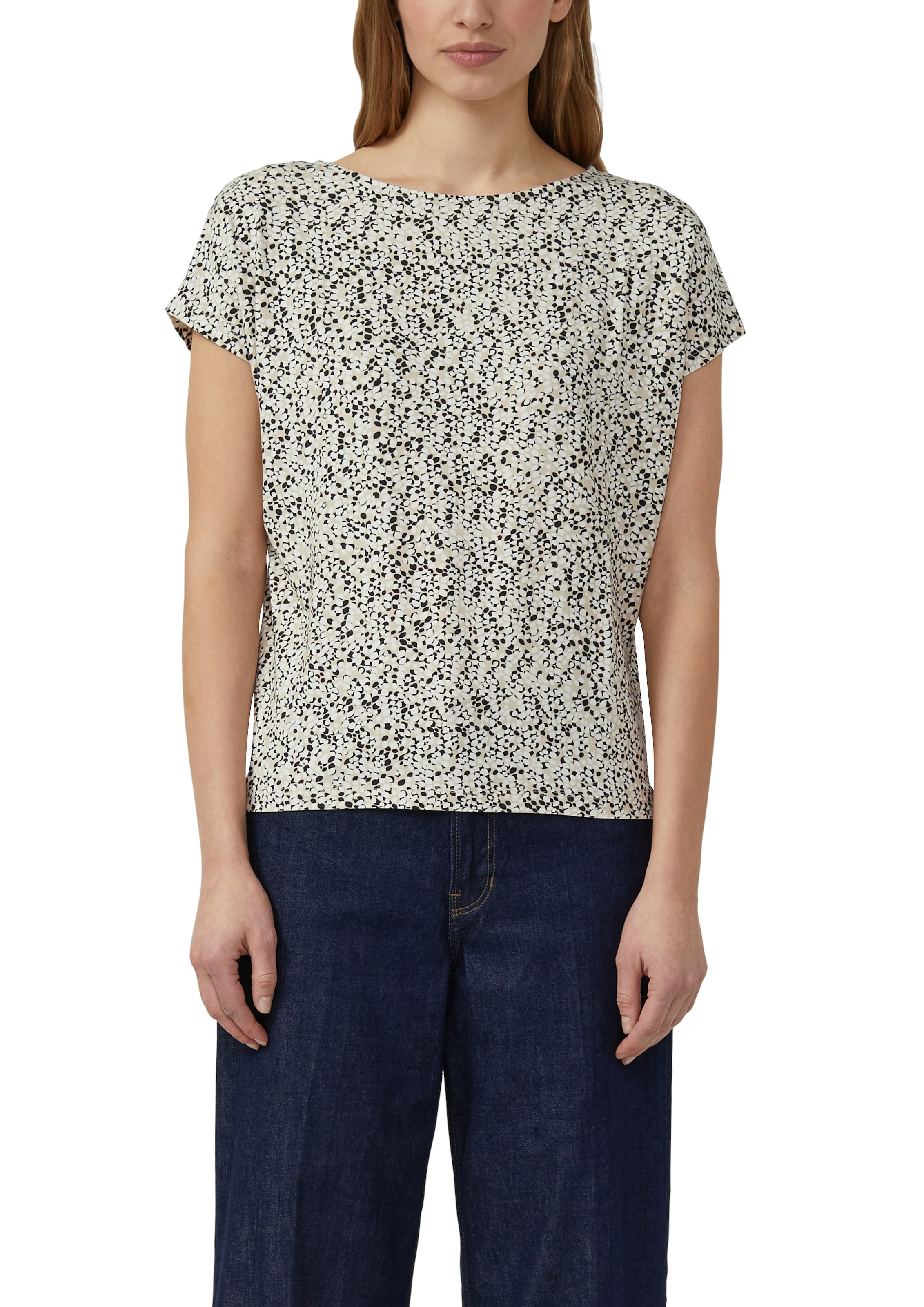 s.Oliver Kurzarmshirt Sommershirt mit grafischem Muster