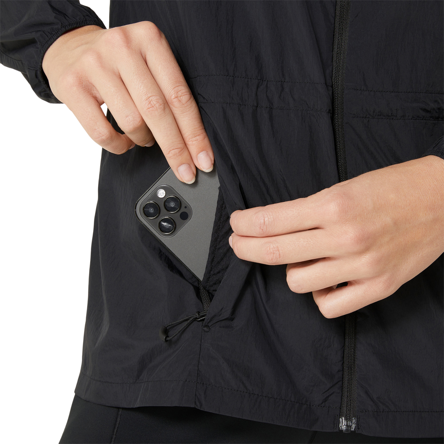 Asics Regenjacke »ROAD PACKABLE JACKET«, mit Kapuze