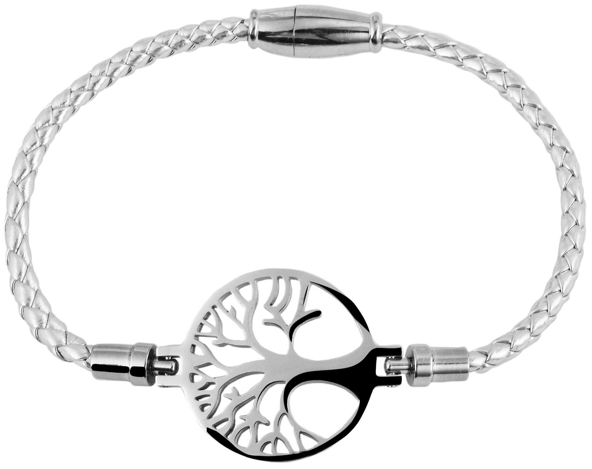 Adelia´s Armband »Damen Armband ¿ Lebensbaum aus Leder 18 cm«