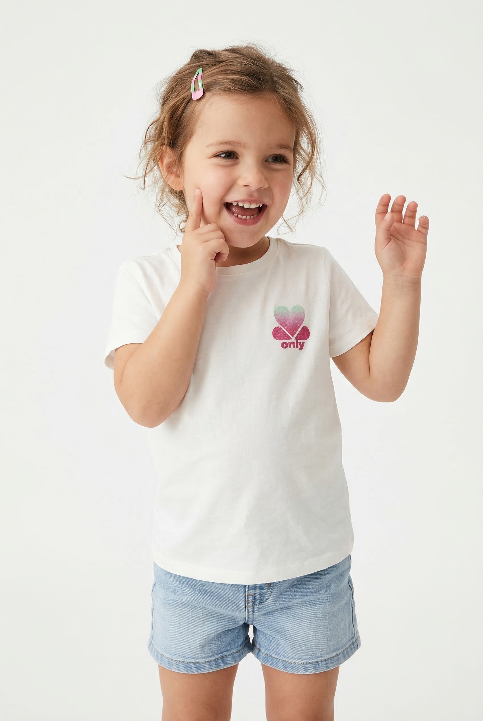 KIDS ONLY T-Shirt »KOGNANA LIFE S/S TOP FR ZA JRS« Baumwolle, regular fit