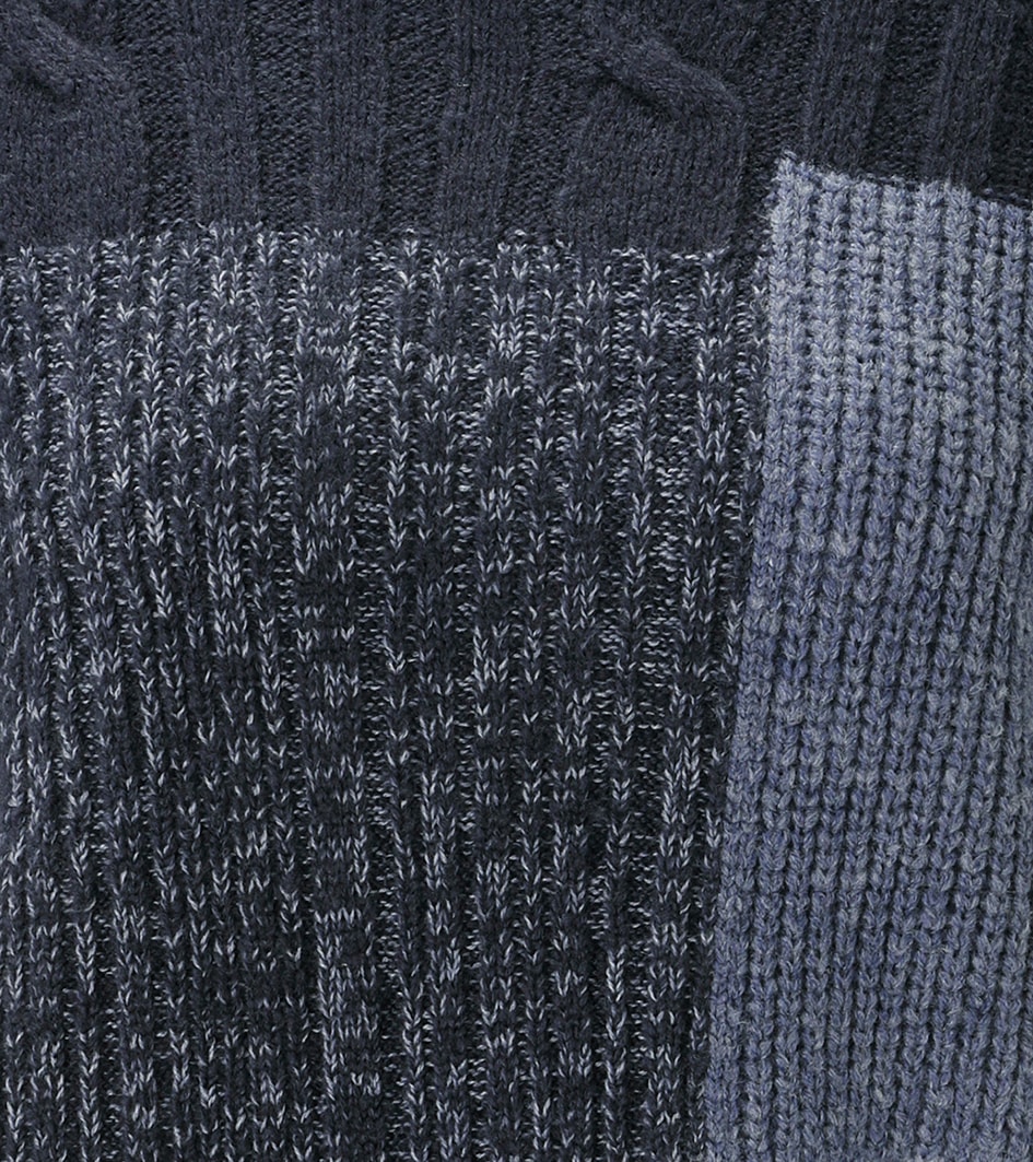 Aniston CASUAL Strickpullover im farbharmonischem Patch-Dessin