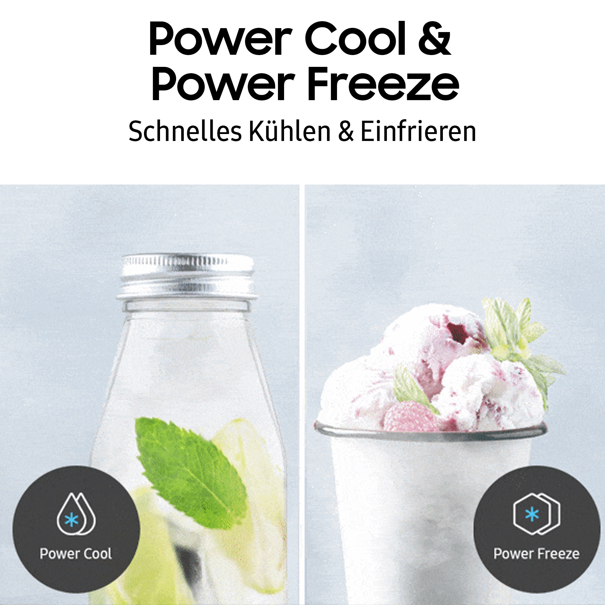 Samsung Einbaukühlgefrierkombination BRB8OF »BRB80F26ACFO«, Optimal Fresh+ - Langanhaltende Frische für Fleisch und Fisch