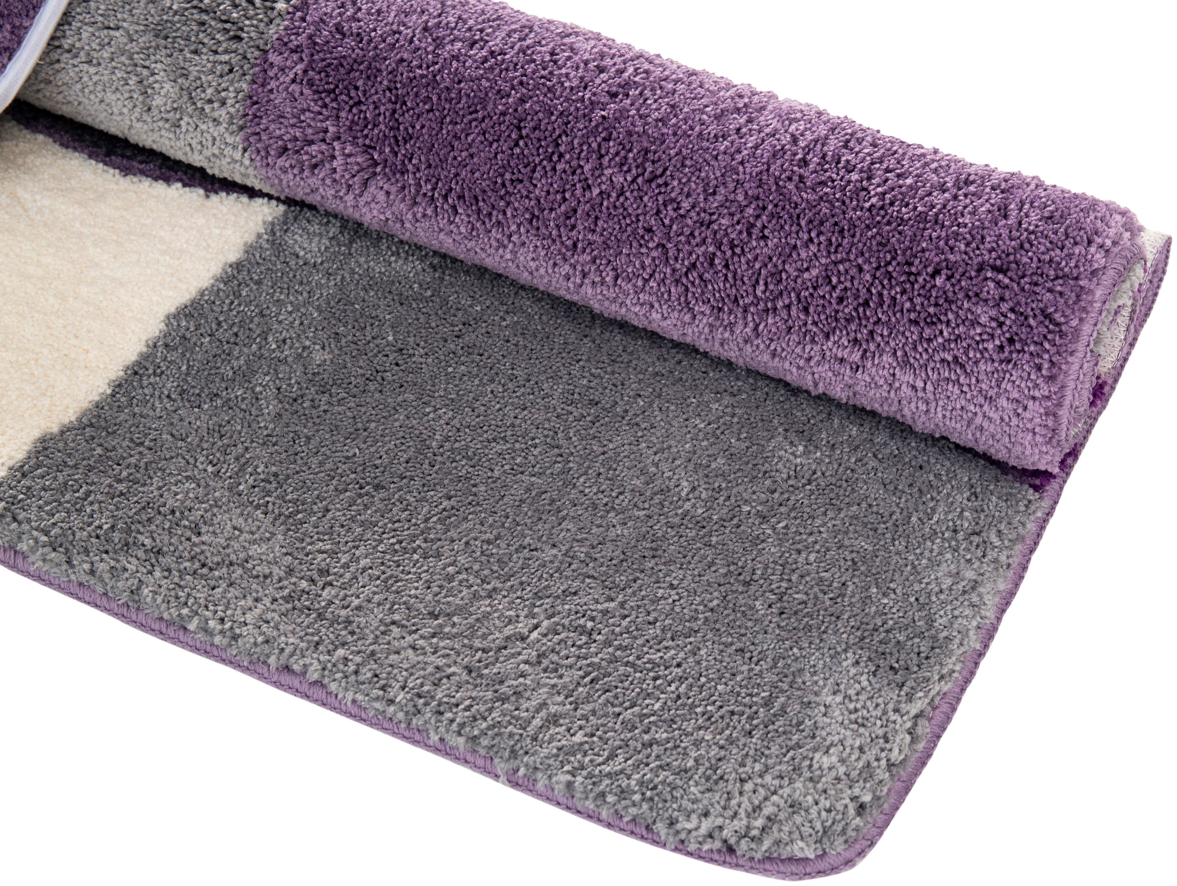 my home Badematte »Belio«, rutschhemmend beschichtet, fußbodenheizungsgeeignet-schnell trocknend-strapazierfähig, Badematte, Badteppich, Badematten auch als 2 tlg. Set erhältlich, bunt