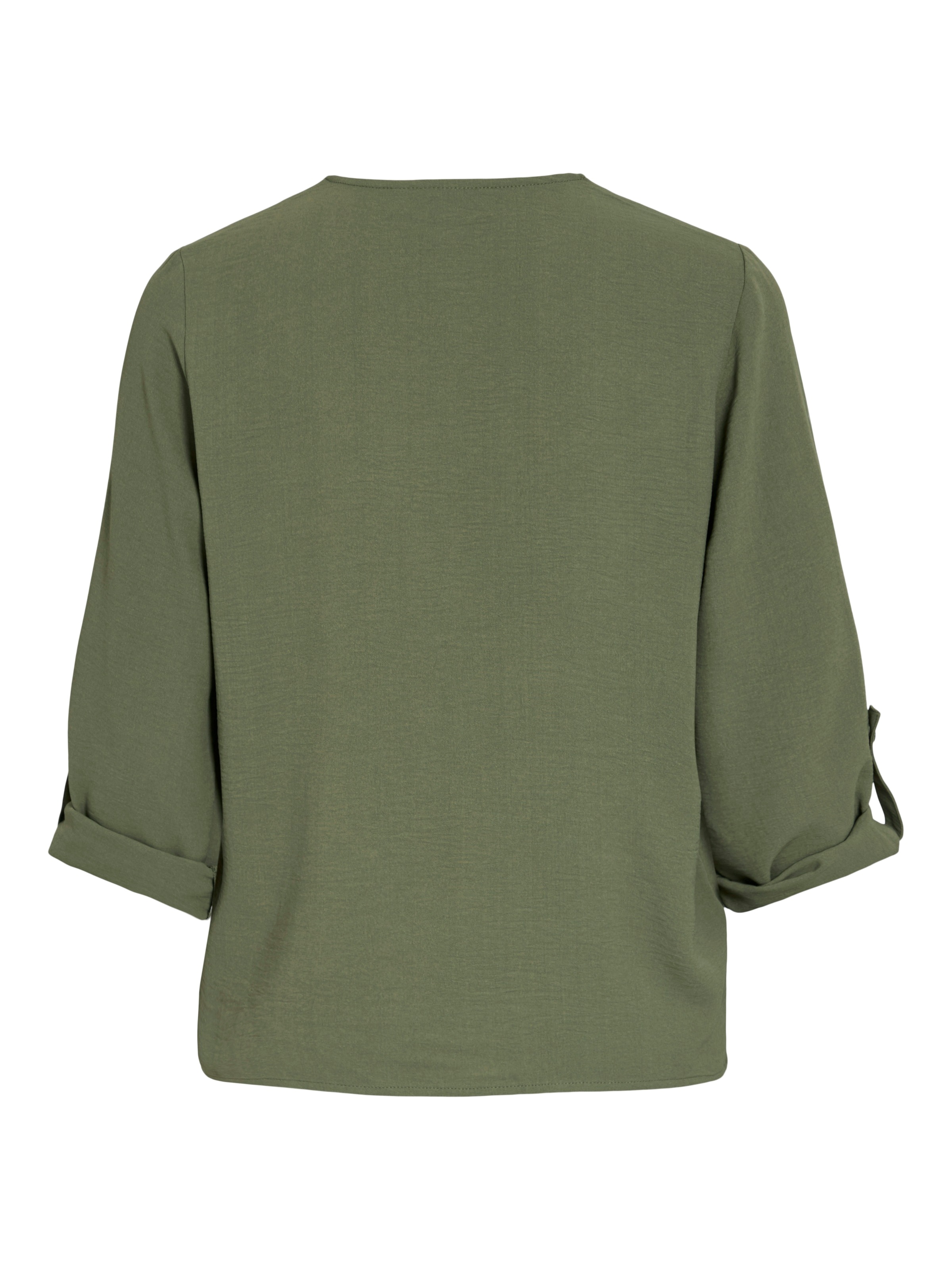 Vila Blusenshirt »VIJOSA 3/4 V-NECK TOP - NOOS«