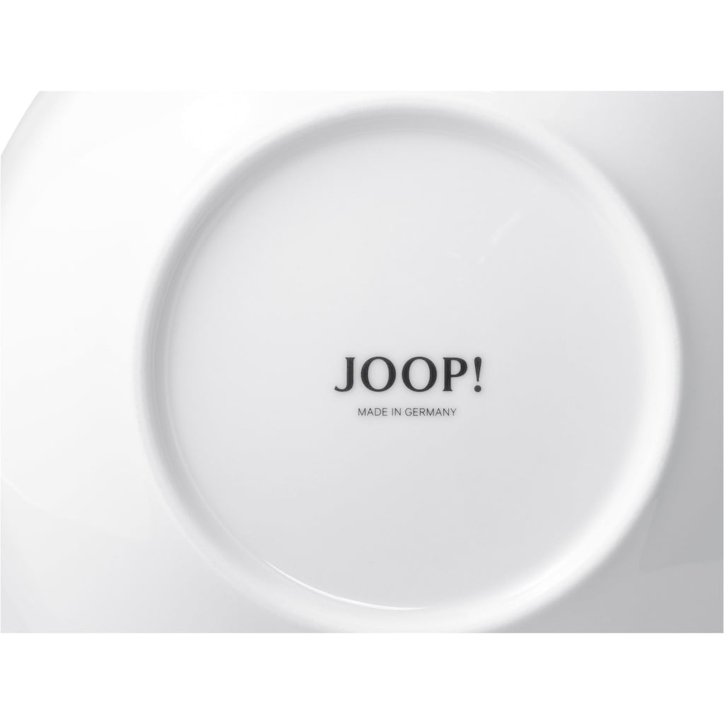 Joop! Untertasse »JOOP! FADED CORNFLOWER«, (Set, 2 St.), hochwertiges Porzellan mit Kornblumen-Verlauf als Dekor, Ø 15,5 cm