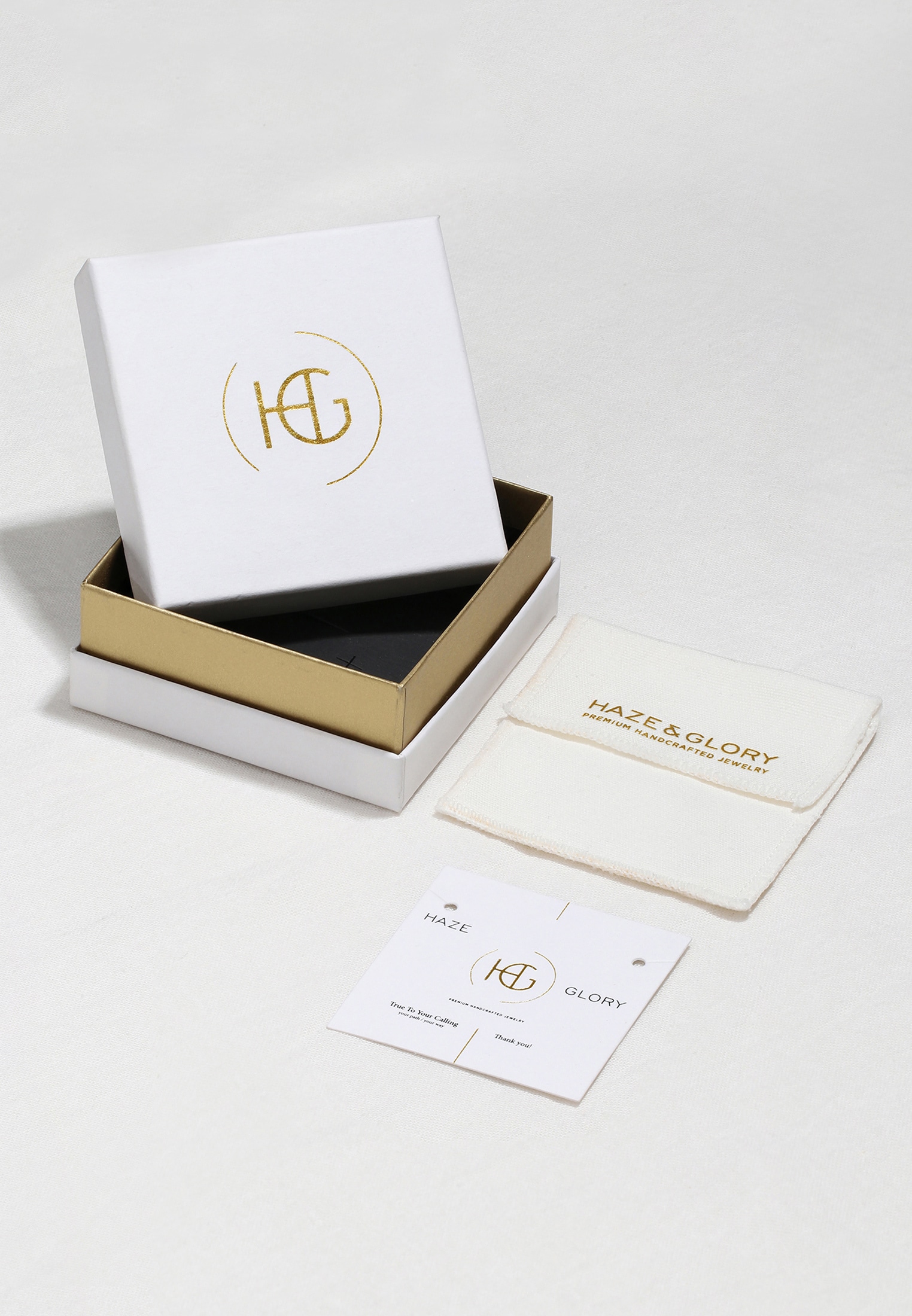 HAZE & GLORY Silberring »Ring Bandring Topas Weiß 375 Gelbgold - Starlover«