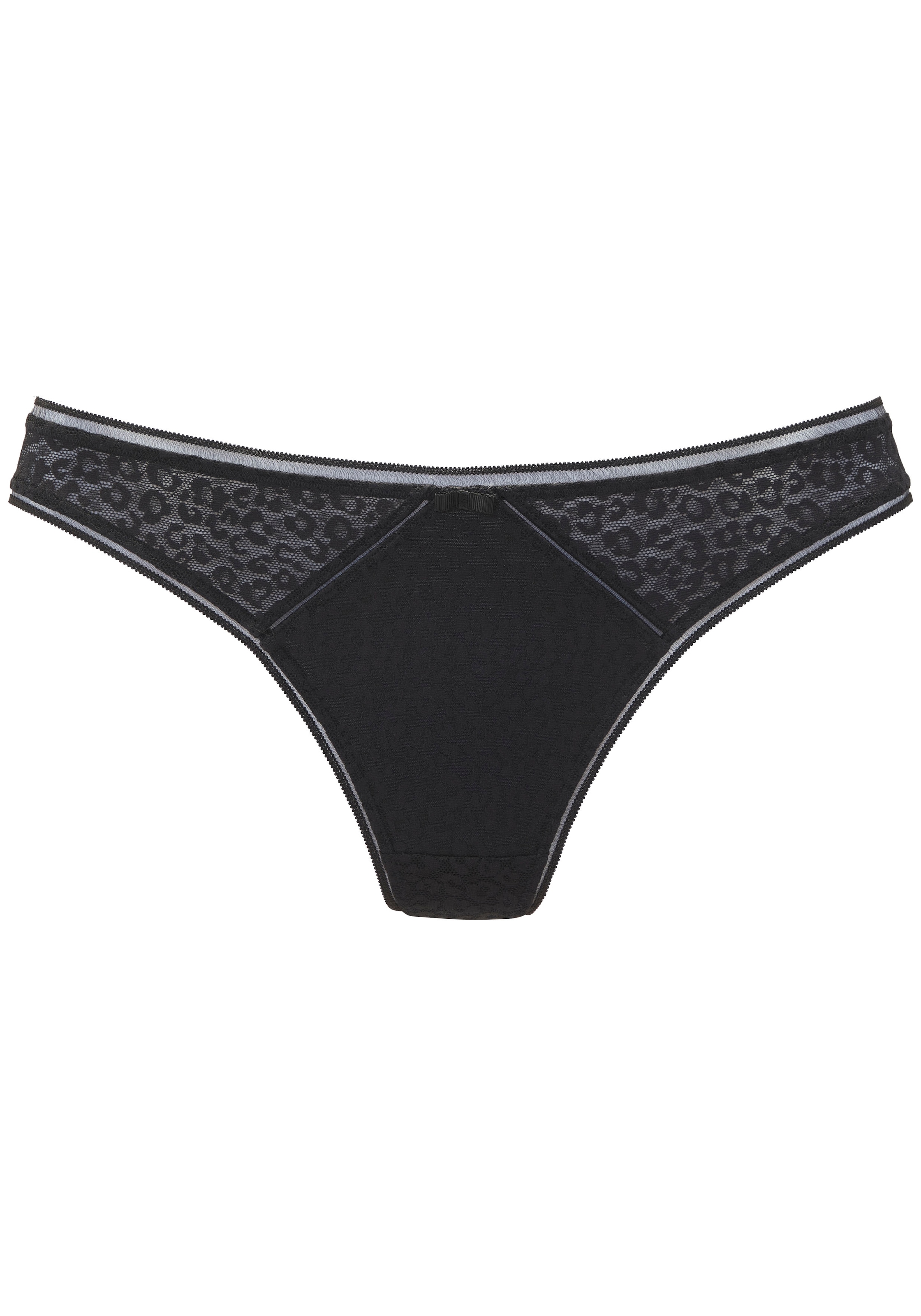 Nuance String, aus Allover-Jacquardspitze im angesagten Leo-Look
