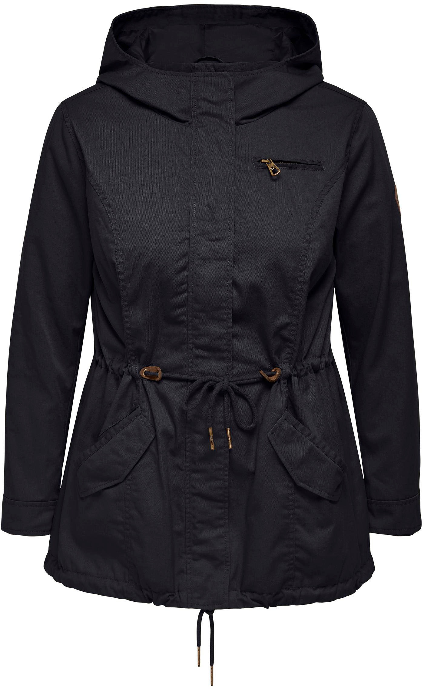 ONLY CARMAKOMA Parka »CARLORCA SPRING CANVAS PARKA OTW NOOS«, mit Kapuze kaufen