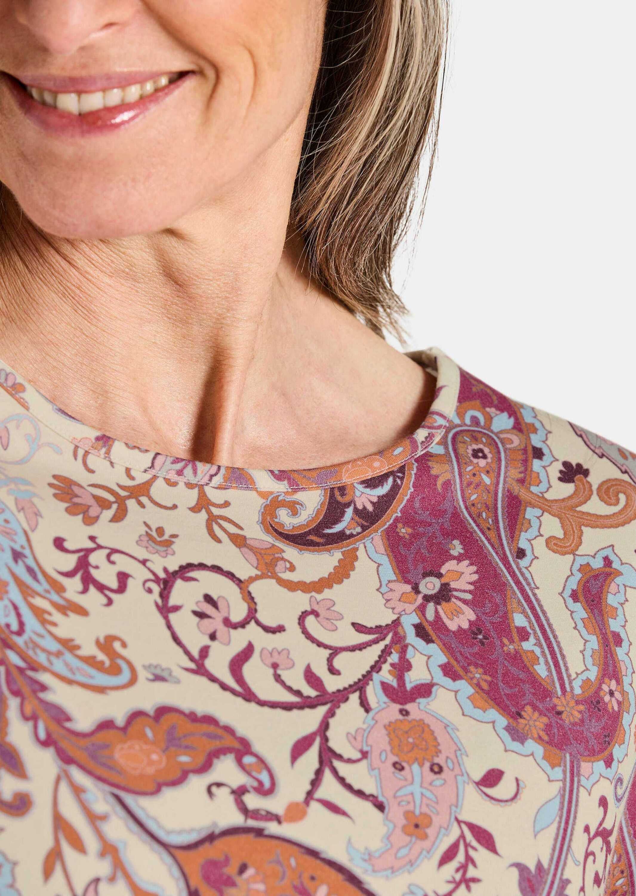 GOLDNER Kurzarmshirt »Bequemes Shirt aus Baumwoll-Jersey«