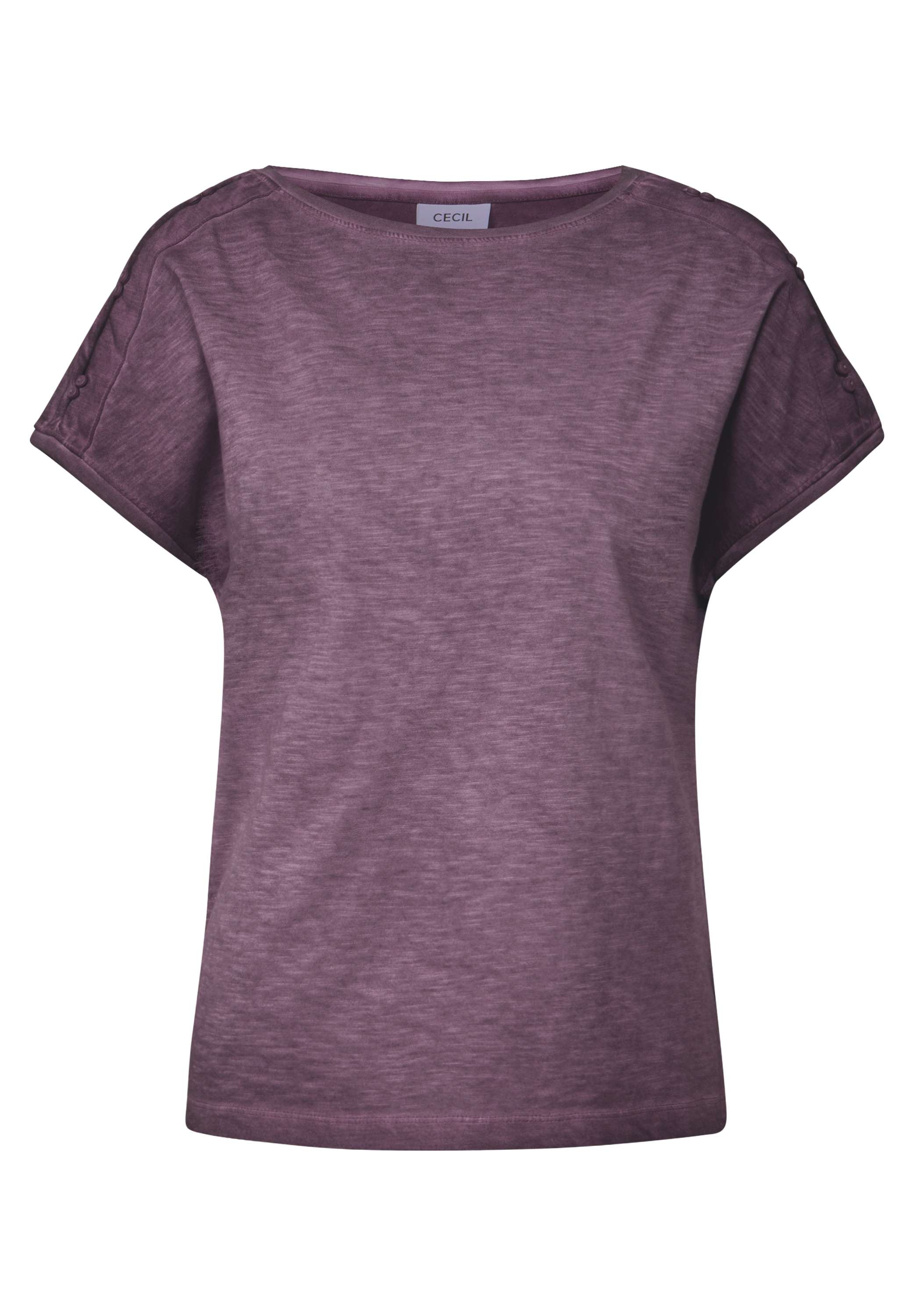 Cecil T-Shirt, mit Knopfdetails an der Schulter