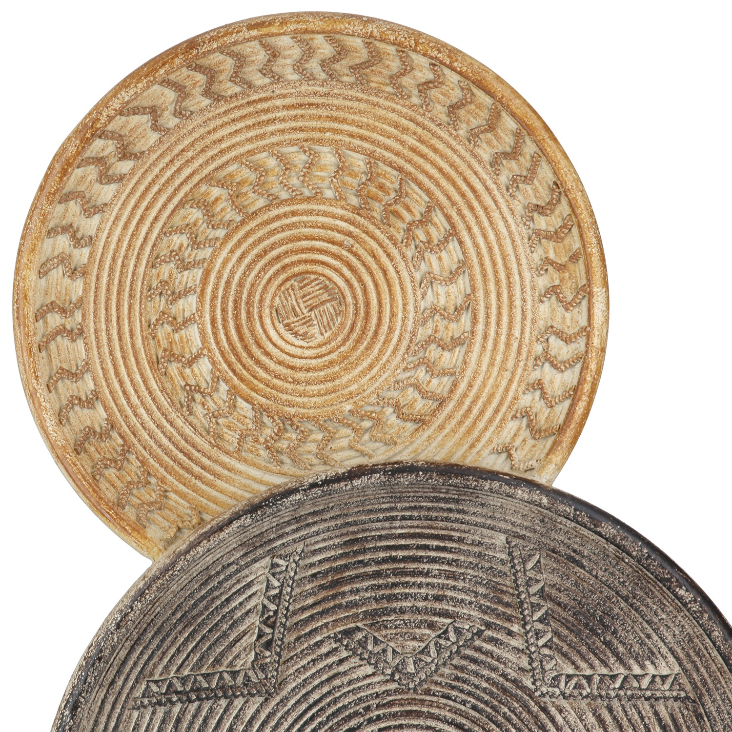 Casablanca by Gilde Dekoobjekt »Skulptur rund Esculpida naturfarben H. 44 cm«