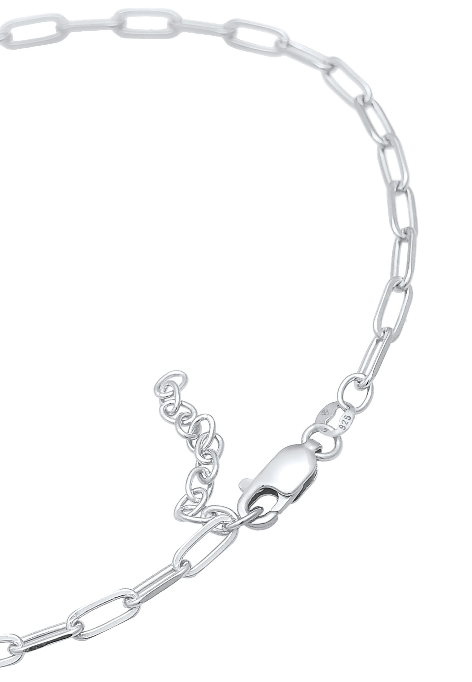 Elli Fußkette »Fußschmuck Glieder Oval Basic Chain Optik 925 Silber«